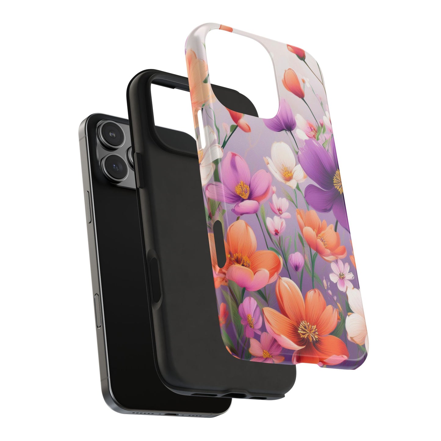 Floral Phone Case - Flower Print Cover for iPhone & Samsung, Flower Print
