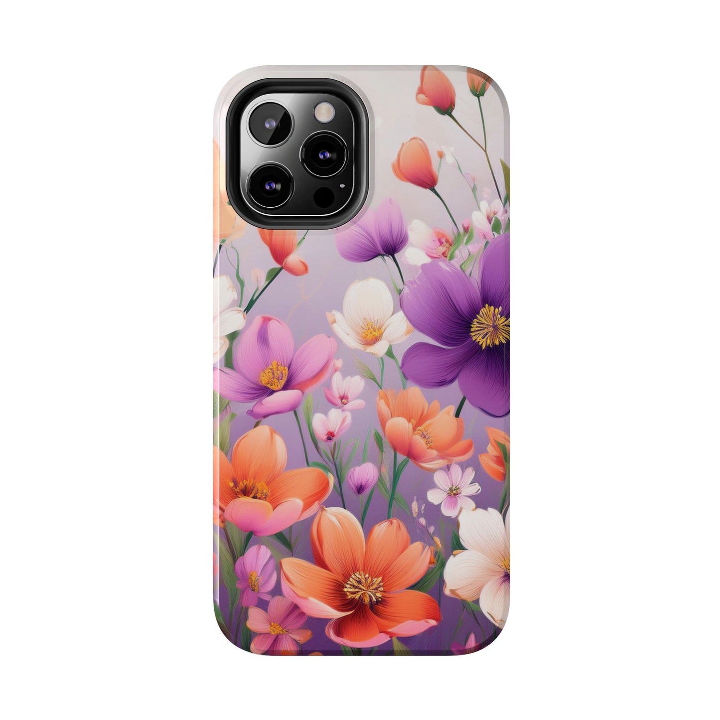 Floral Phone Case - Flower Print Cover for iPhone & Samsung, Flower Print