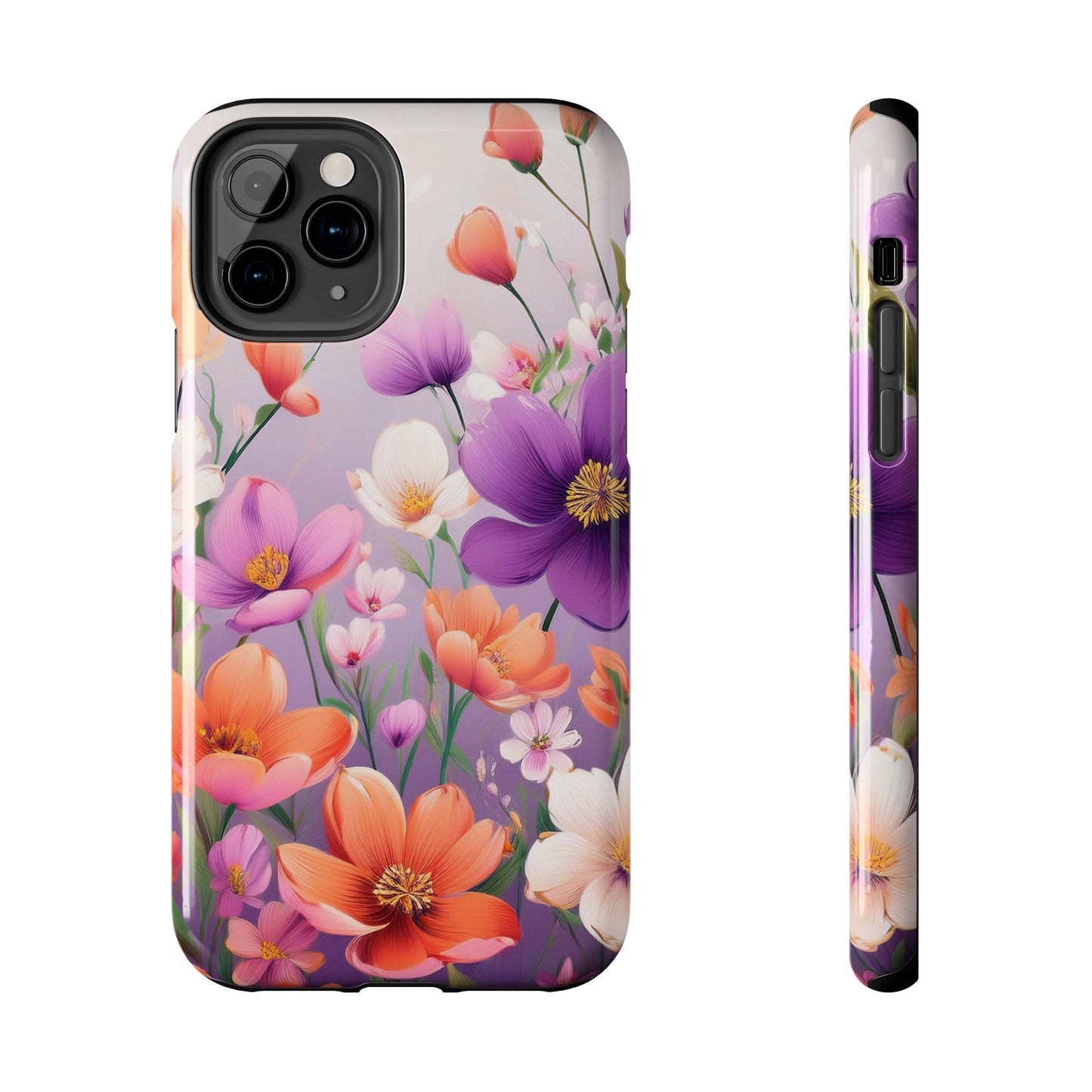 Floral Phone Case - Flower Print Cover for iPhone & Samsung, Flower Print