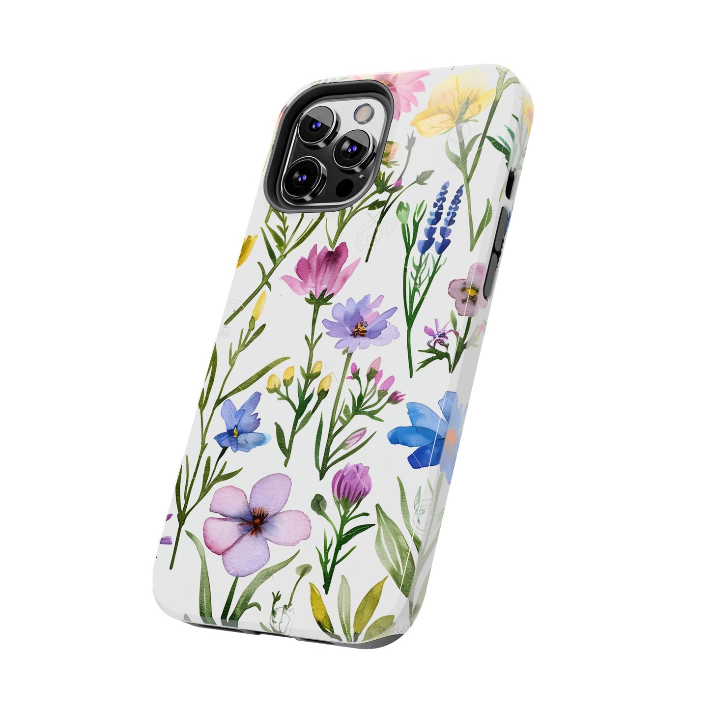 Floral Phone Case - Elegant Flower Print Cover for iPhone & Samsung, Botanical Phone Cover