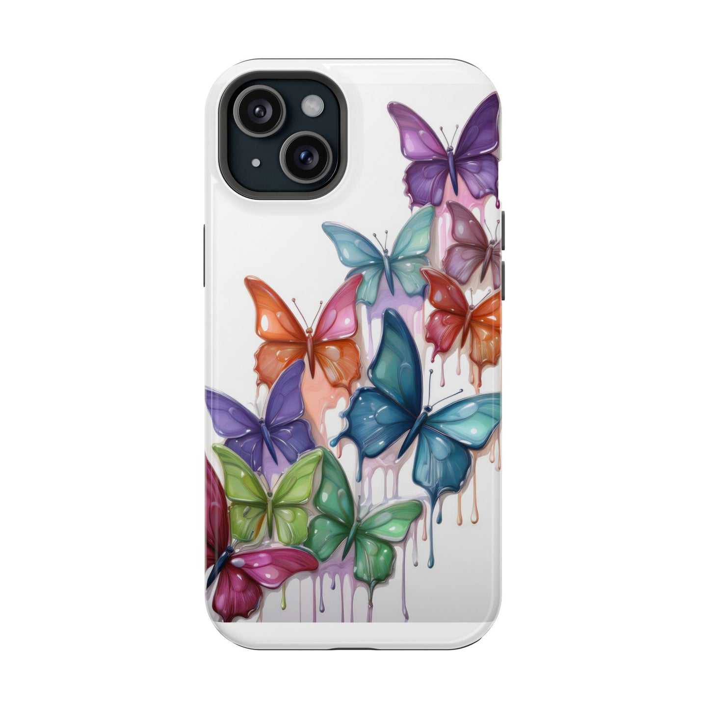 MagSafe Butterflies Phone Case, Top Trending iPhone Phone Case, Vibrant Phone Case