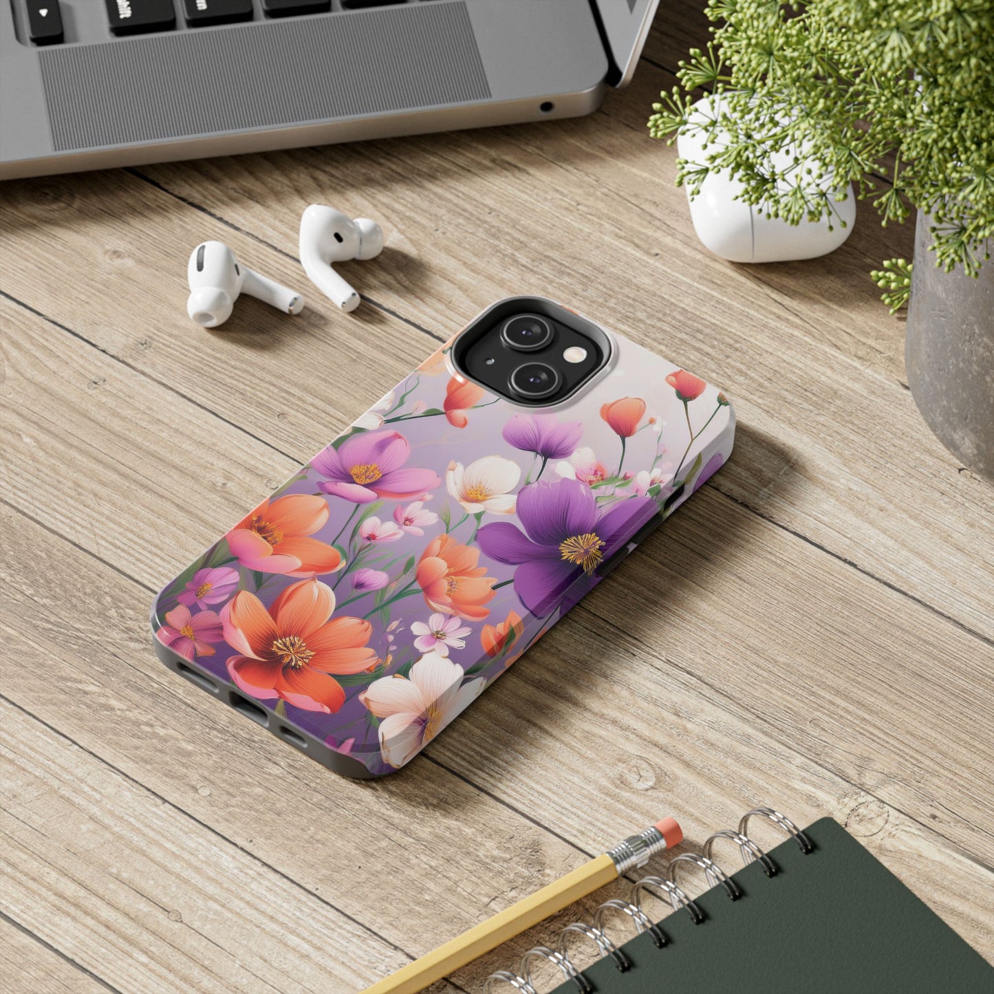 Floral Phone Case - Flower Print Cover for iPhone & Samsung, Flower Print
