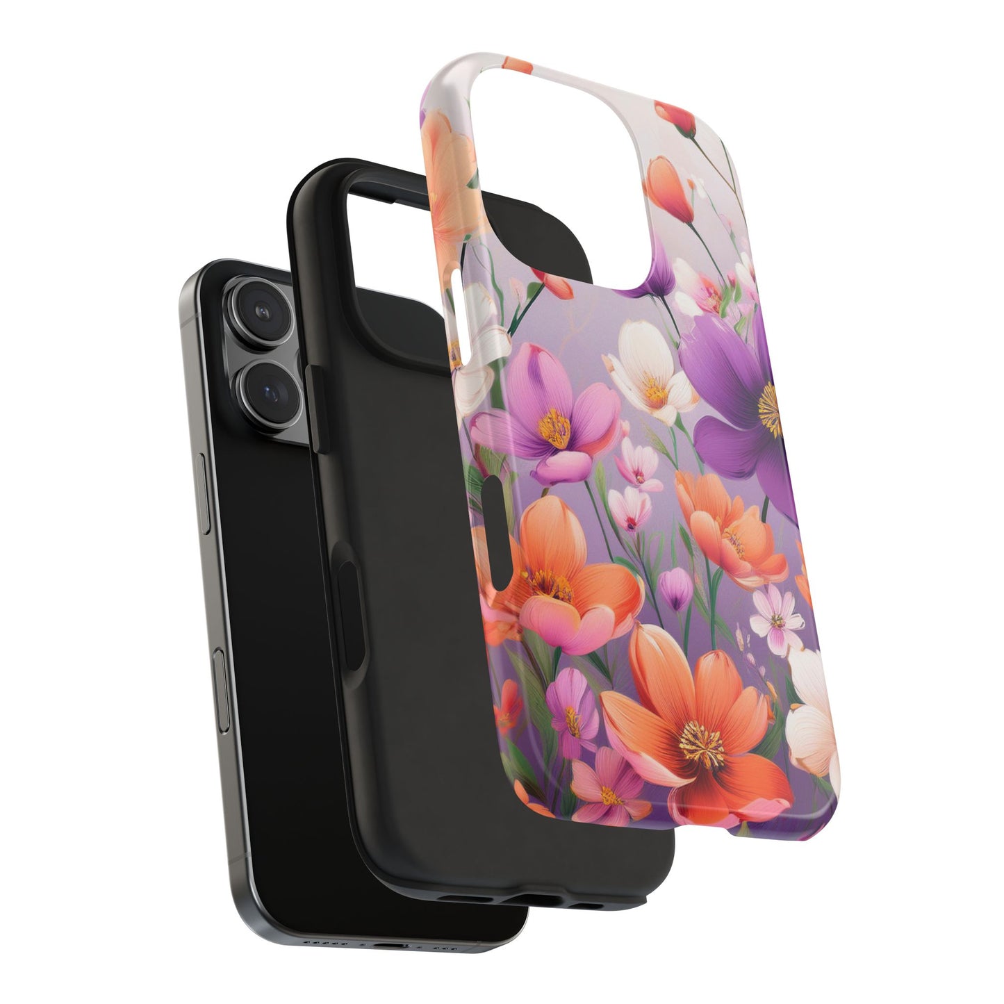 Floral Phone Case - Flower Print Cover for iPhone & Samsung, Flower Print