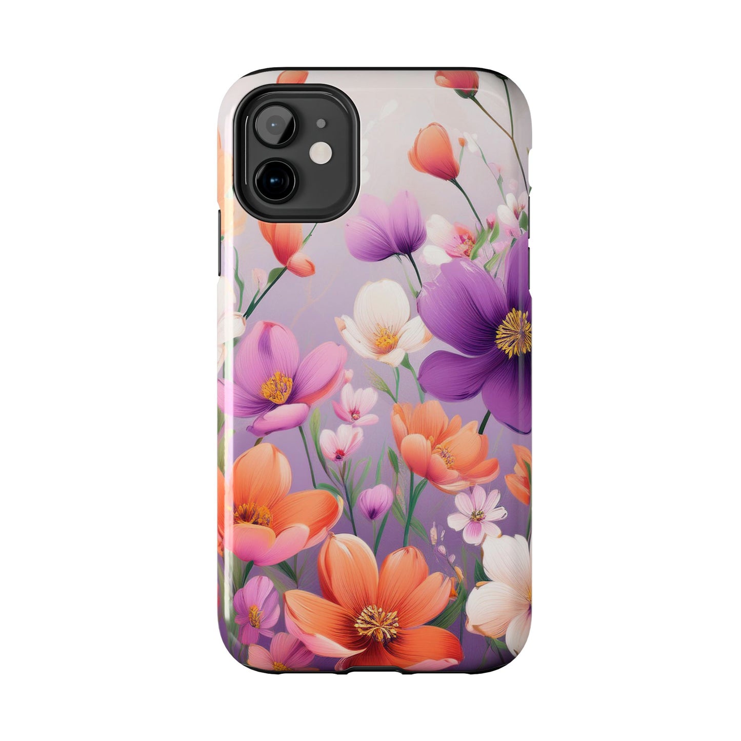 Floral Phone Case - Flower Print Cover for iPhone & Samsung, Flower Print