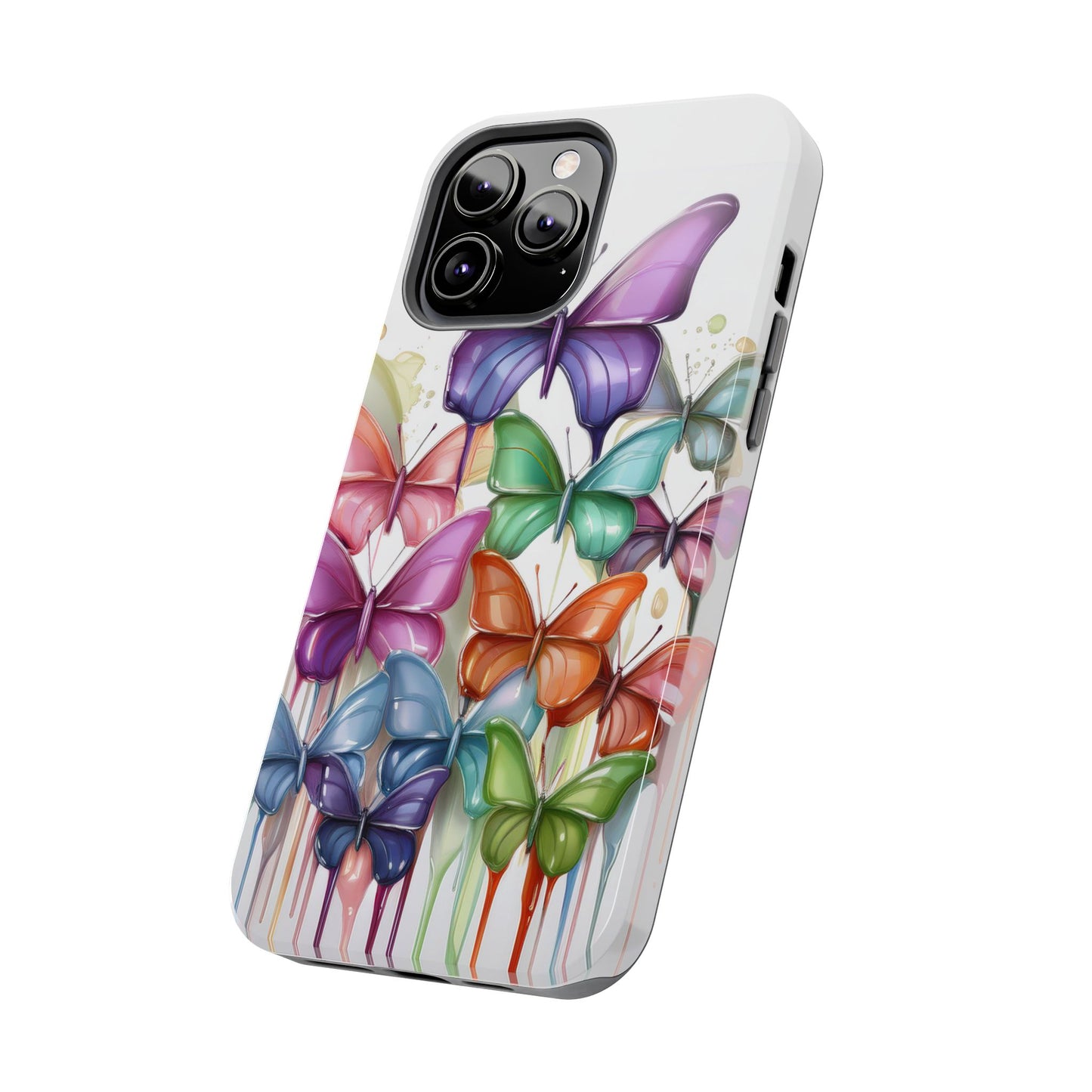 Multi-Colored Butterflies Cell Phone Case, Butterfly iPhone Case, Samsung Phone Case