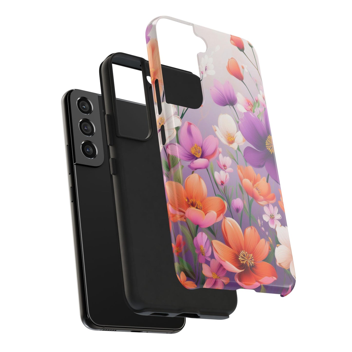 Floral Phone Case - Flower Print Cover for iPhone & Samsung, Flower Print