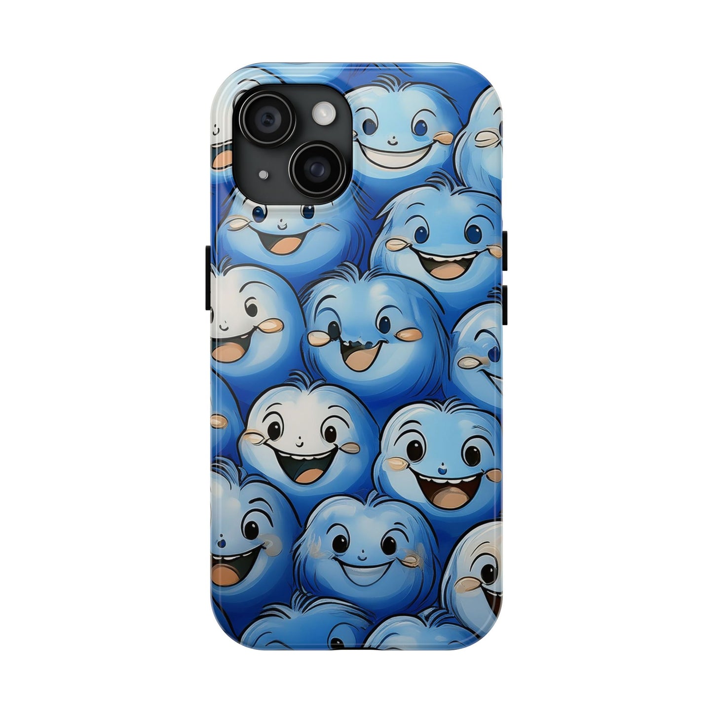 Funny Smiley Face Tough Phone Case, iPhone Samsung Phone Cover
