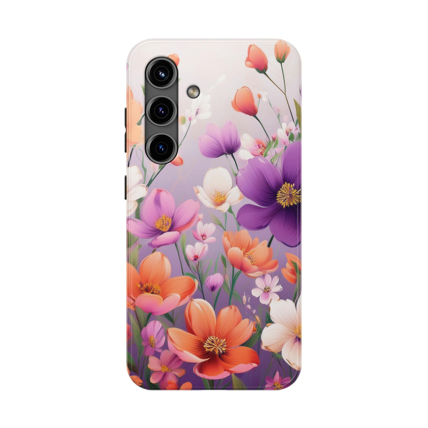 Floral Phone Case - Flower Print Cover for iPhone & Samsung, Flower Print
