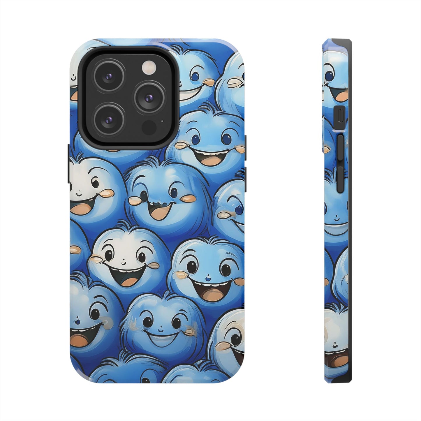 Funny Smiley Face Tough Phone Case, iPhone Samsung Phone Cover