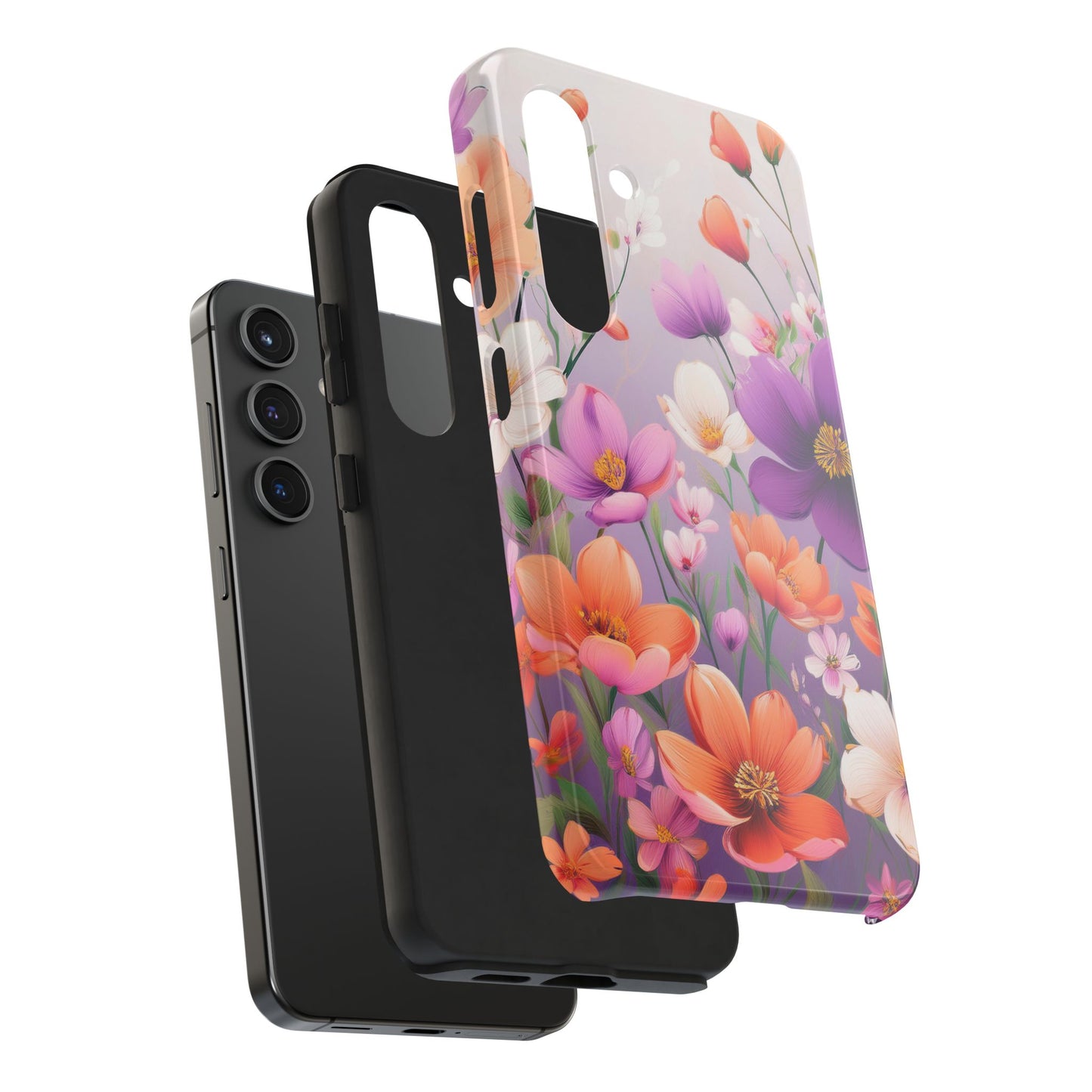 Floral Phone Case - Flower Print Cover for iPhone & Samsung, Flower Print