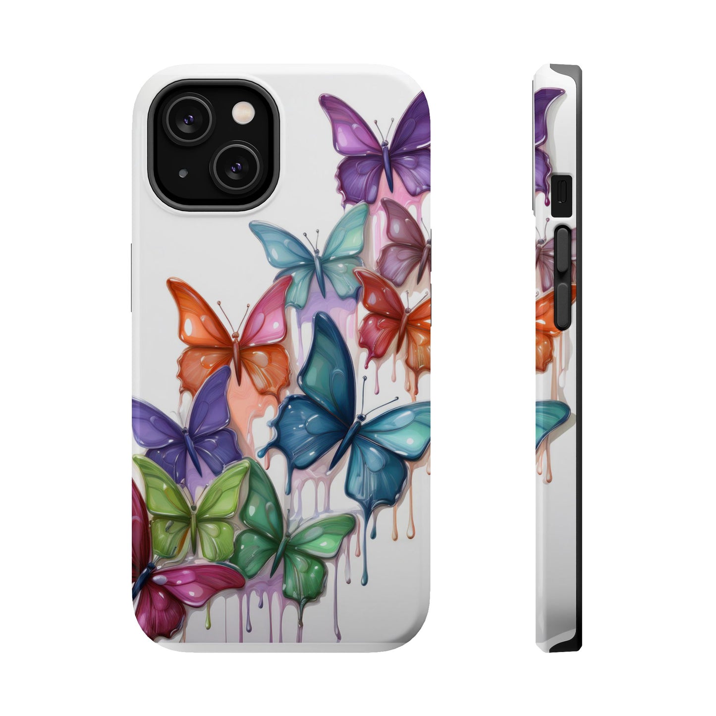 MagSafe Butterflies Phone Case, Top Trending iPhone Phone Case, Vibrant Phone Case