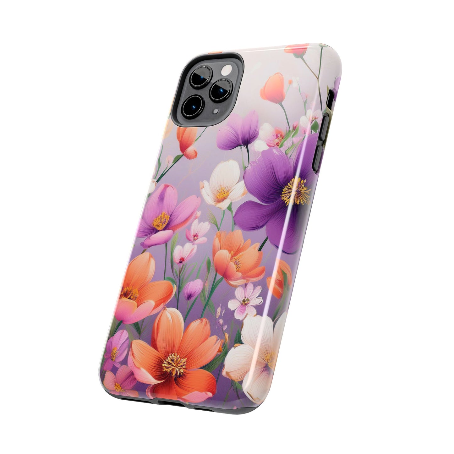 Floral Phone Case - Flower Print Cover for iPhone & Samsung, Flower Print