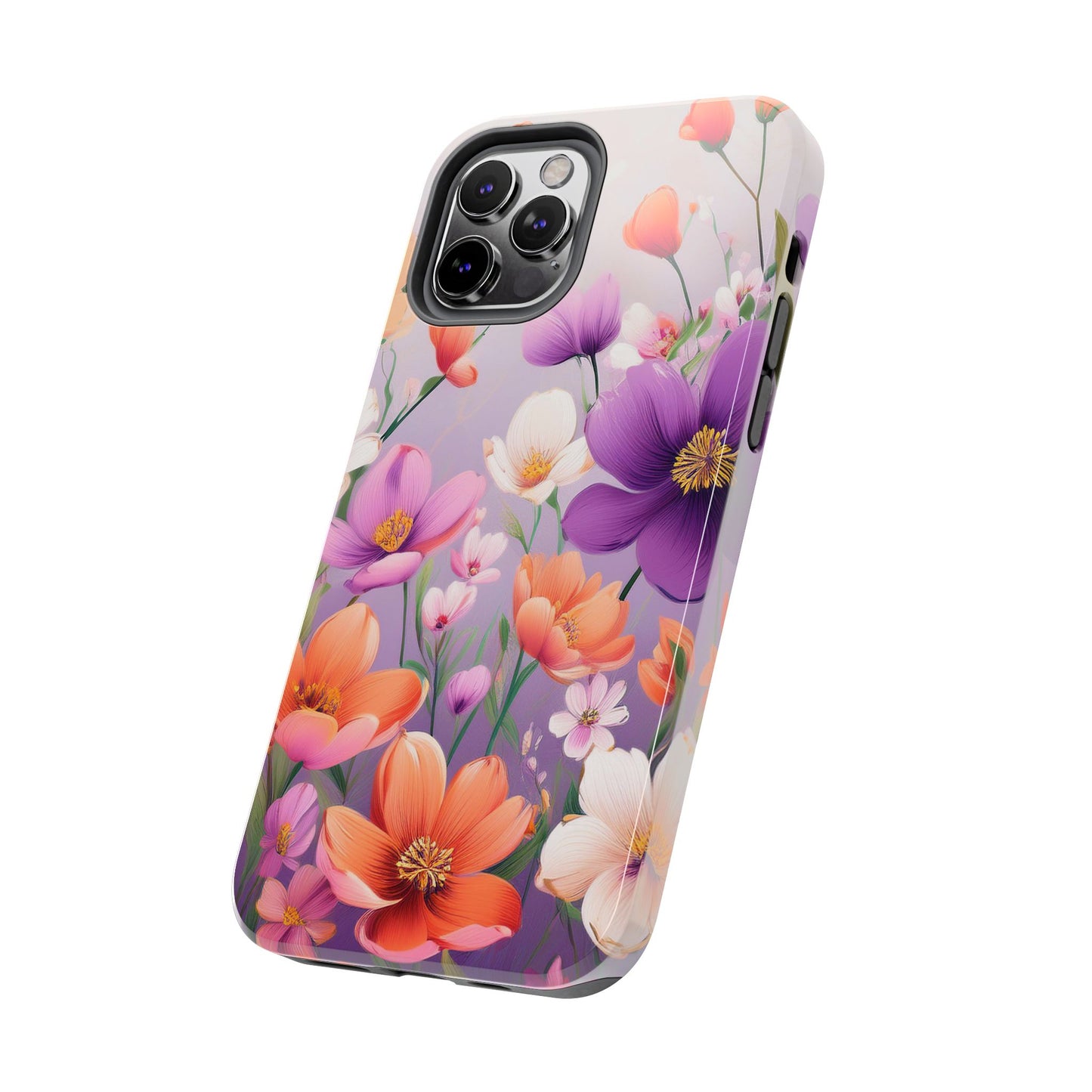 Floral Phone Case - Flower Print Cover for iPhone & Samsung, Flower Print