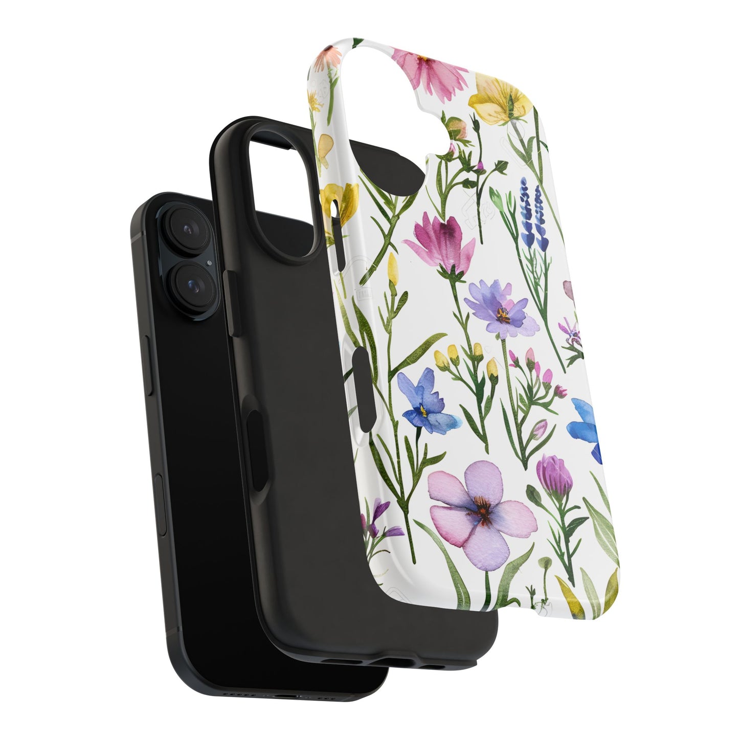 Floral Phone Case - Elegant Flower Print Cover for iPhone & Samsung, Botanical Phone Cover