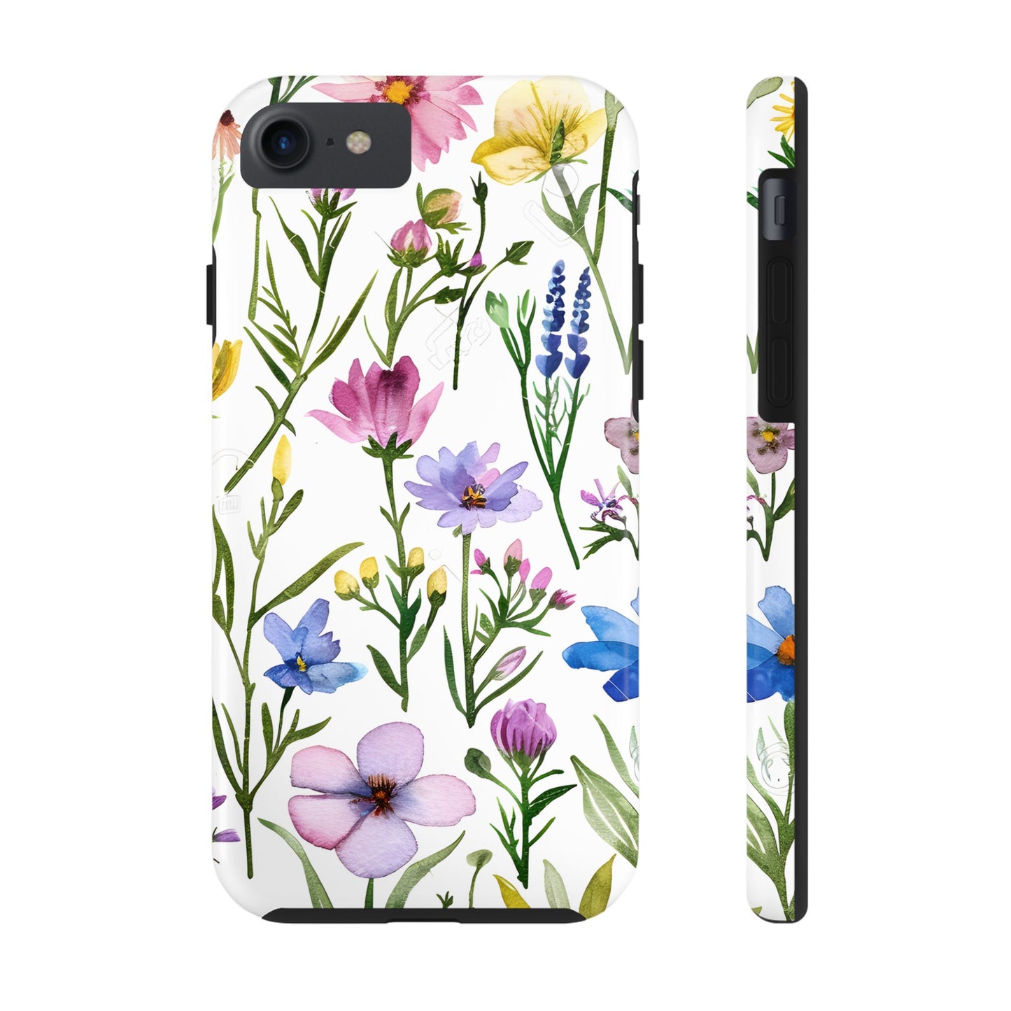 Floral Phone Case - Elegant Flower Print Cover for iPhone & Samsung, Botanical Phone Cover