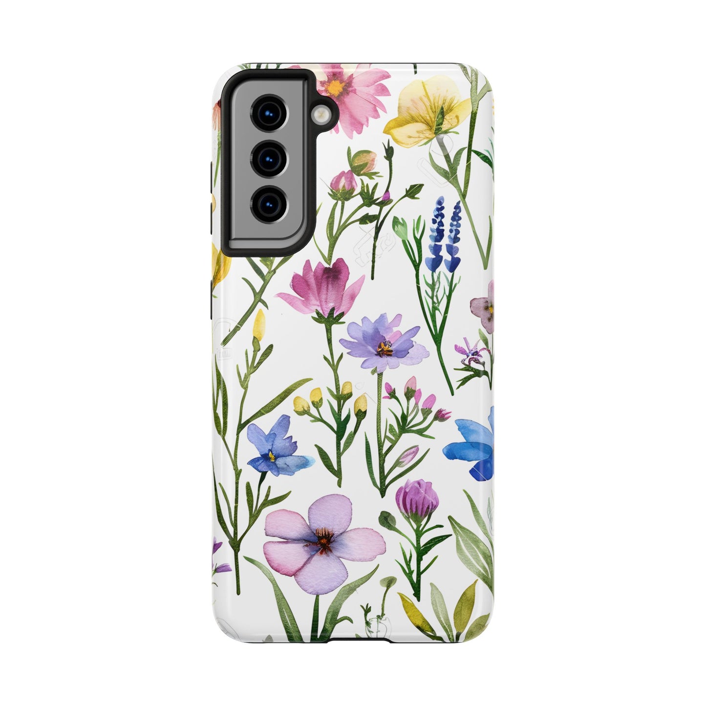 Floral Phone Case - Elegant Flower Print Cover for iPhone & Samsung, Botanical Phone Cover