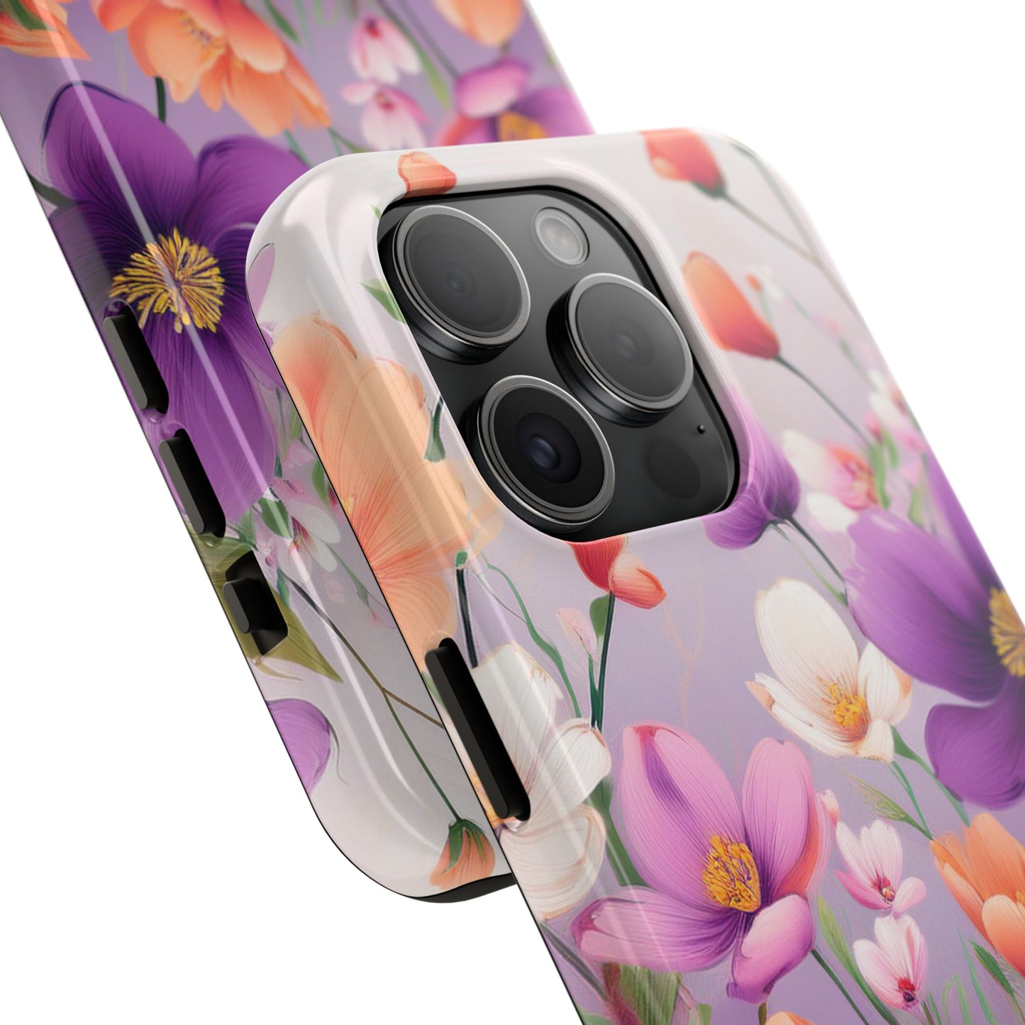 Floral Phone Case - Flower Print Cover for iPhone & Samsung, Flower Print