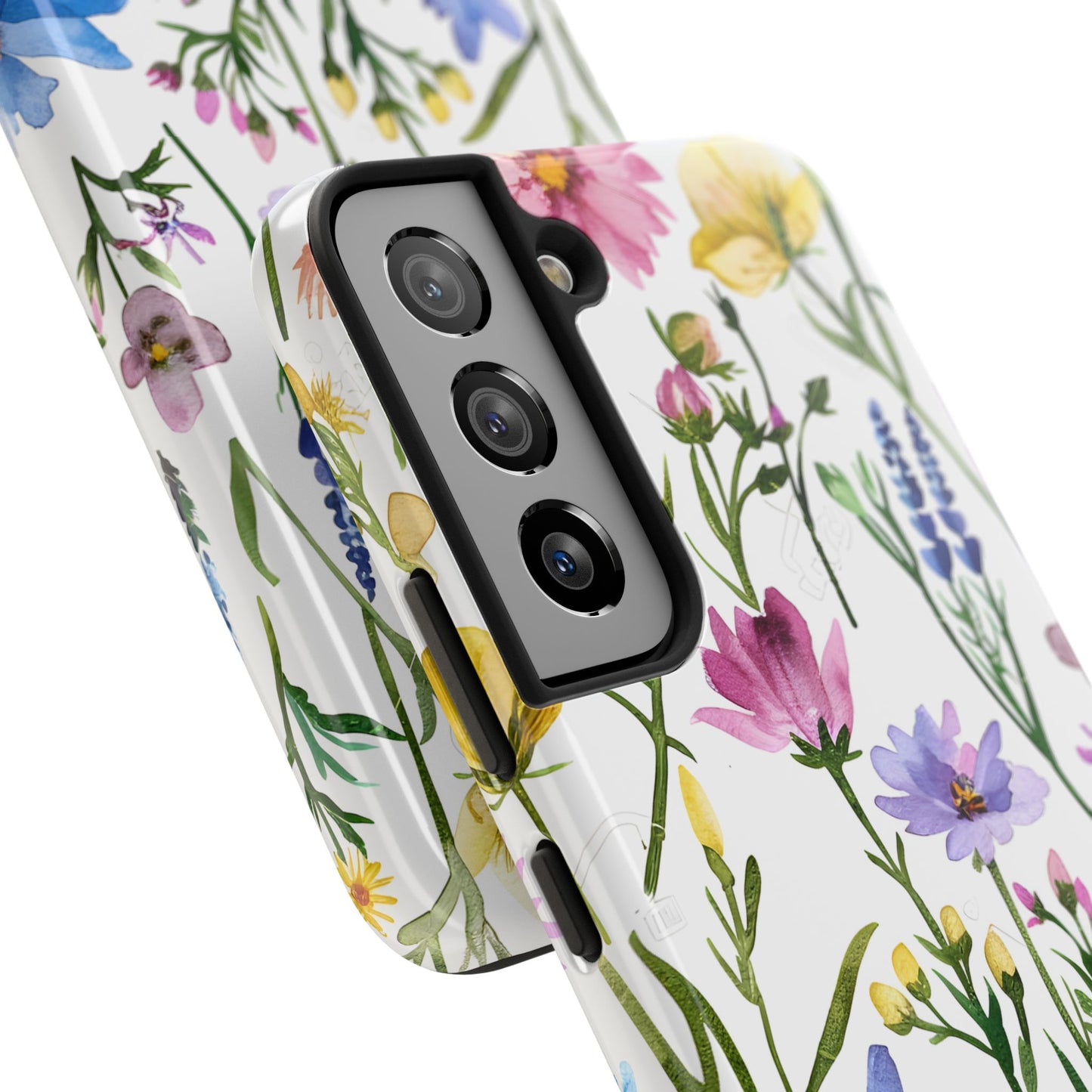 Floral Phone Case - Elegant Flower Print Cover for iPhone & Samsung, Botanical Phone Cover