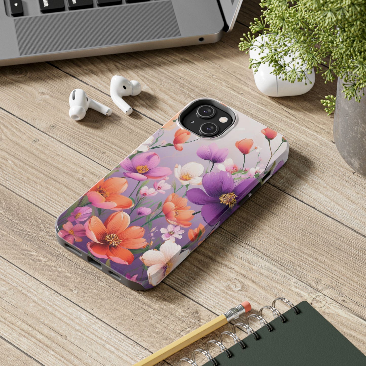 Floral Phone Case - Flower Print Cover for iPhone & Samsung, Flower Print