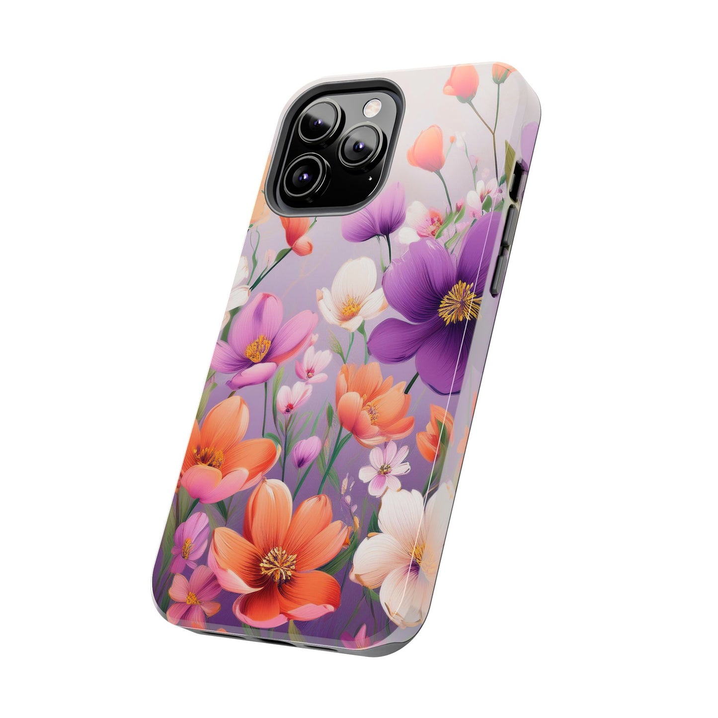 Floral Phone Case - Flower Print Cover for iPhone & Samsung, Flower Print
