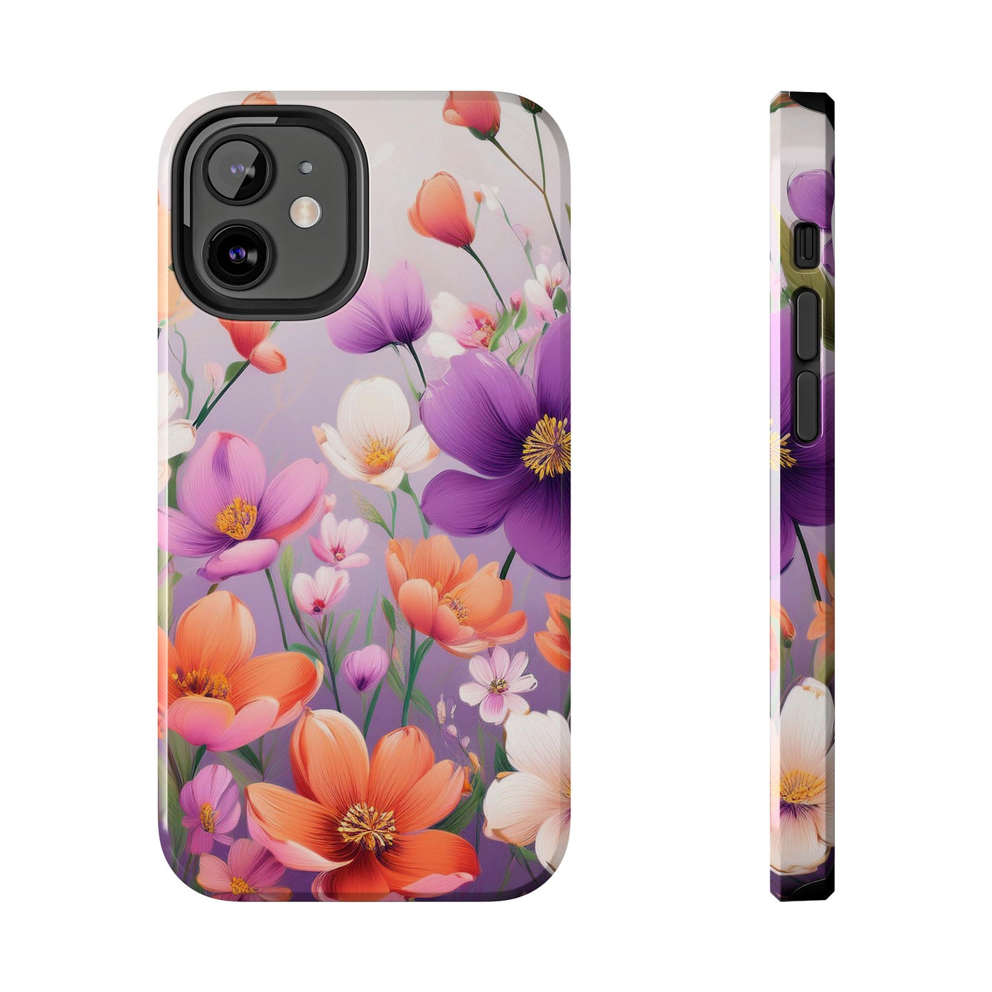 Floral Phone Case - Flower Print Cover for iPhone & Samsung, Flower Print