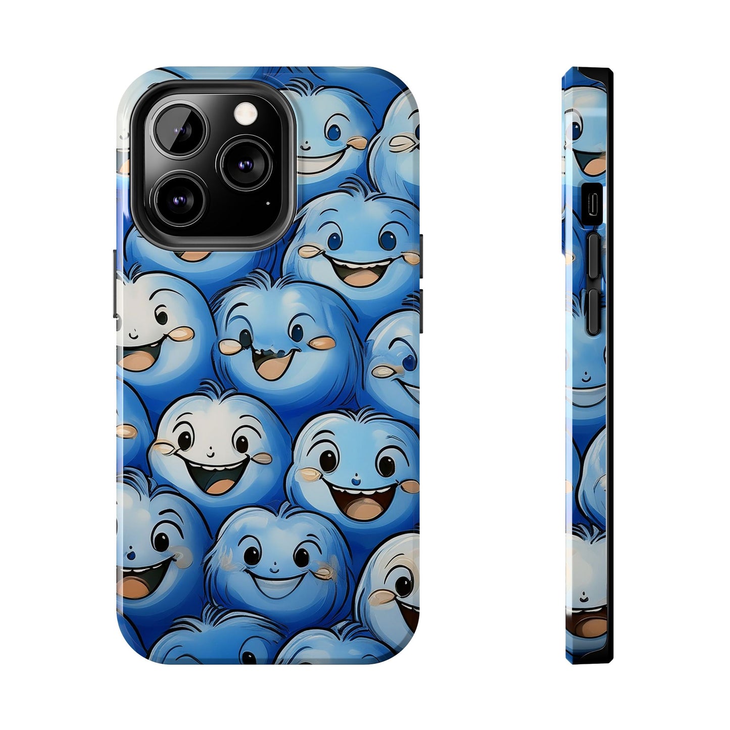 Funny Smiley Face Tough Phone Case, iPhone Samsung Phone Cover