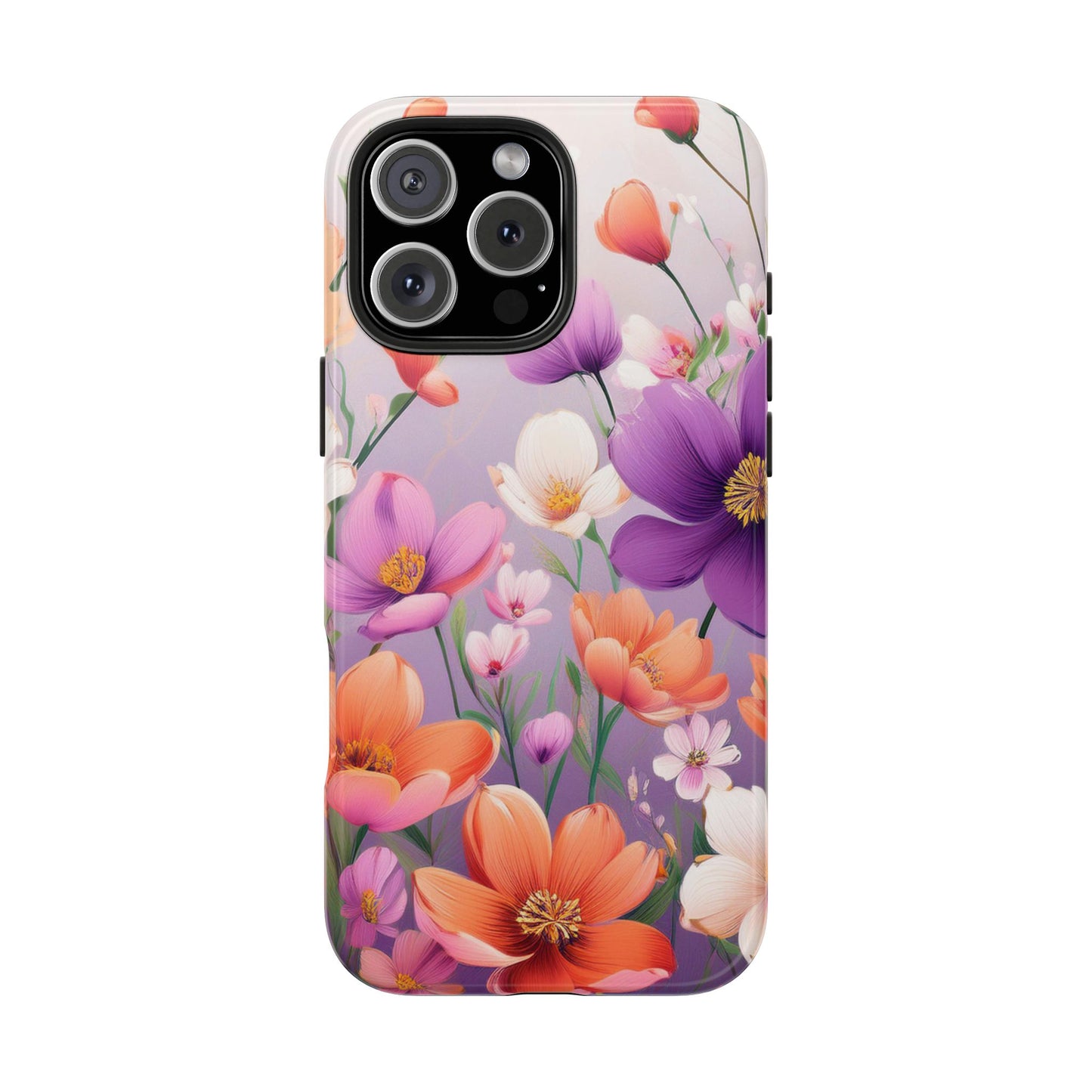 Floral Phone Case - Flower Print Cover for iPhone & Samsung, Flower Print