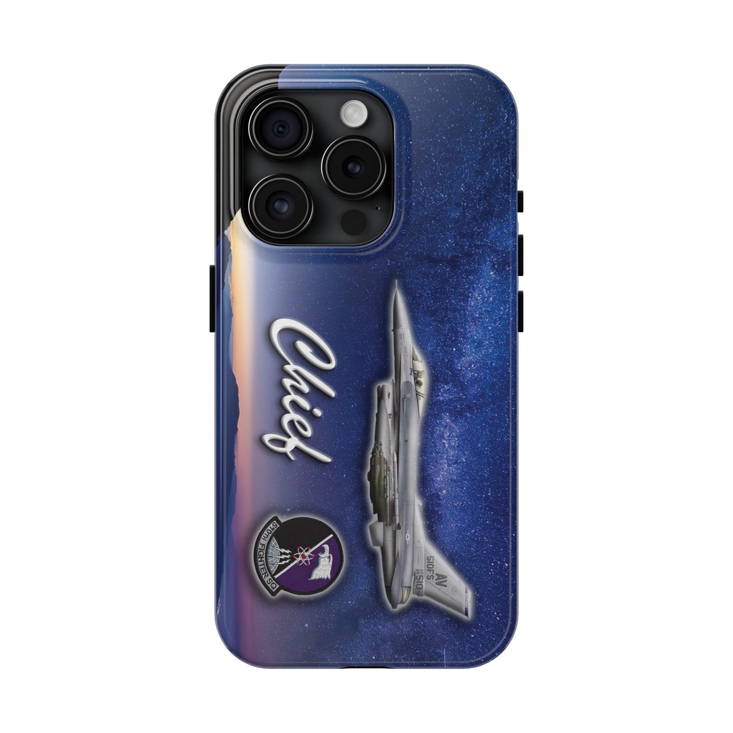 Air Force Squadron 510 Personalized iPhone Cell Phone Case, F16 Phone Case, Air Force 510th