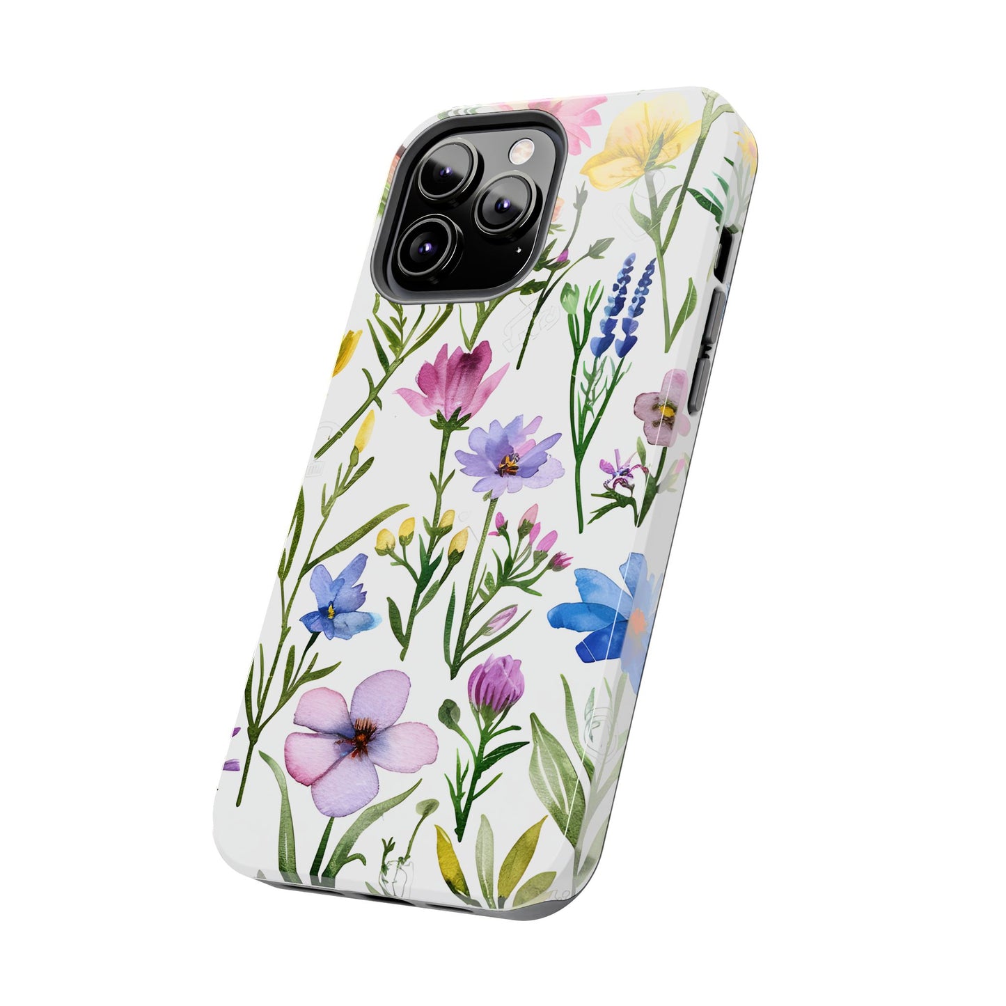 Floral Phone Case - Elegant Flower Print Cover for iPhone & Samsung, Botanical Phone Cover