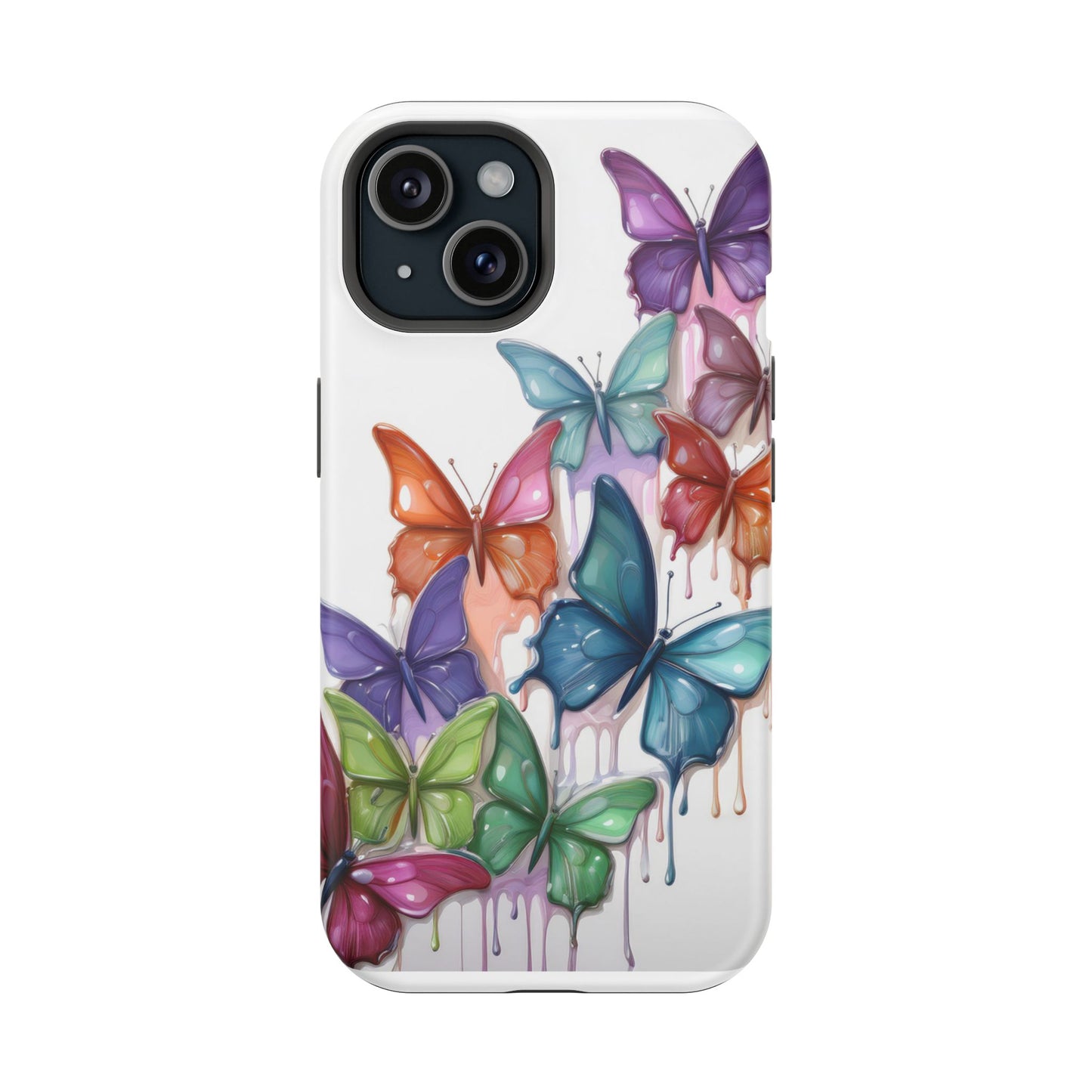 MagSafe Butterflies Phone Case, Top Trending iPhone Phone Case, Vibrant Phone Case
