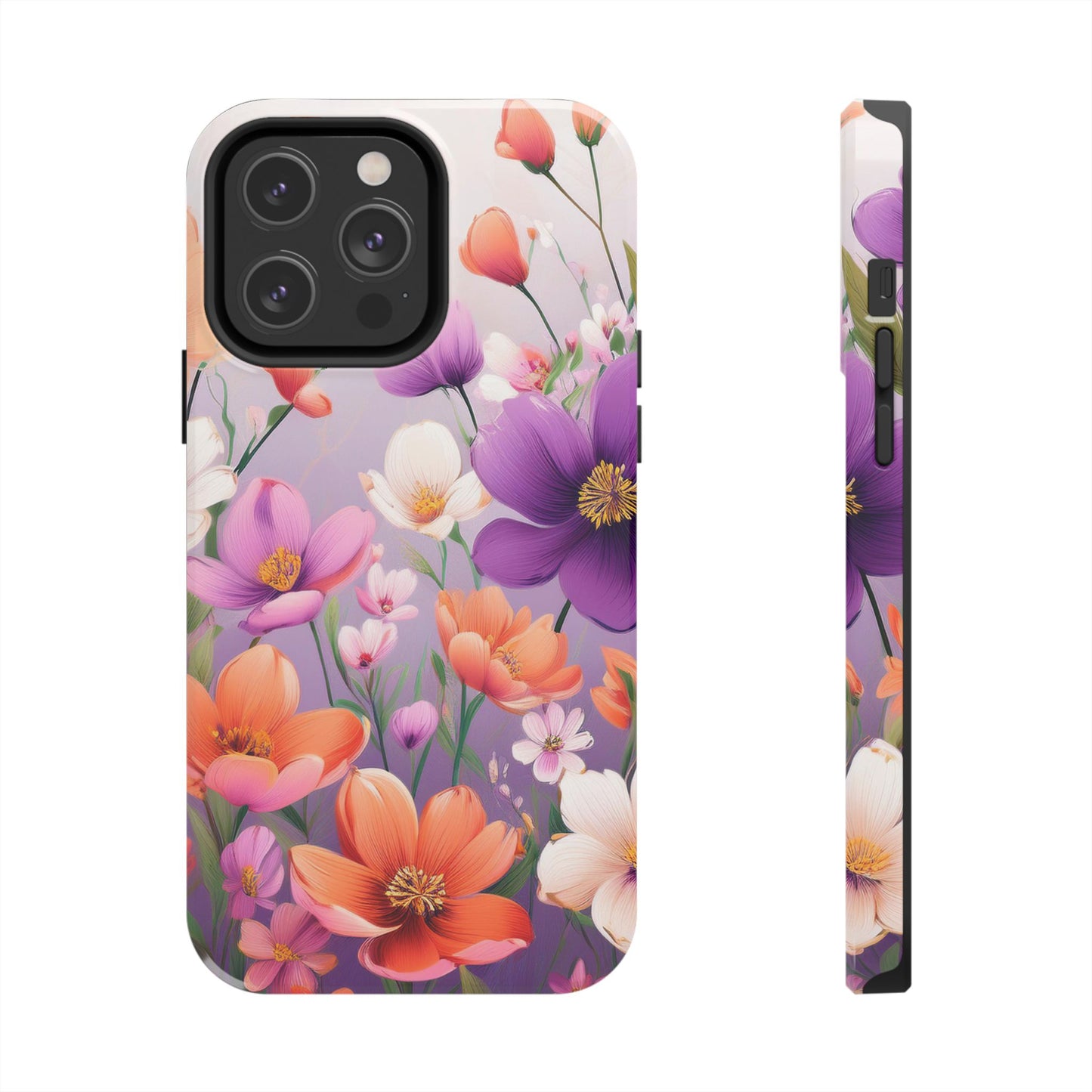 Floral Phone Case - Flower Print Cover for iPhone & Samsung, Flower Print