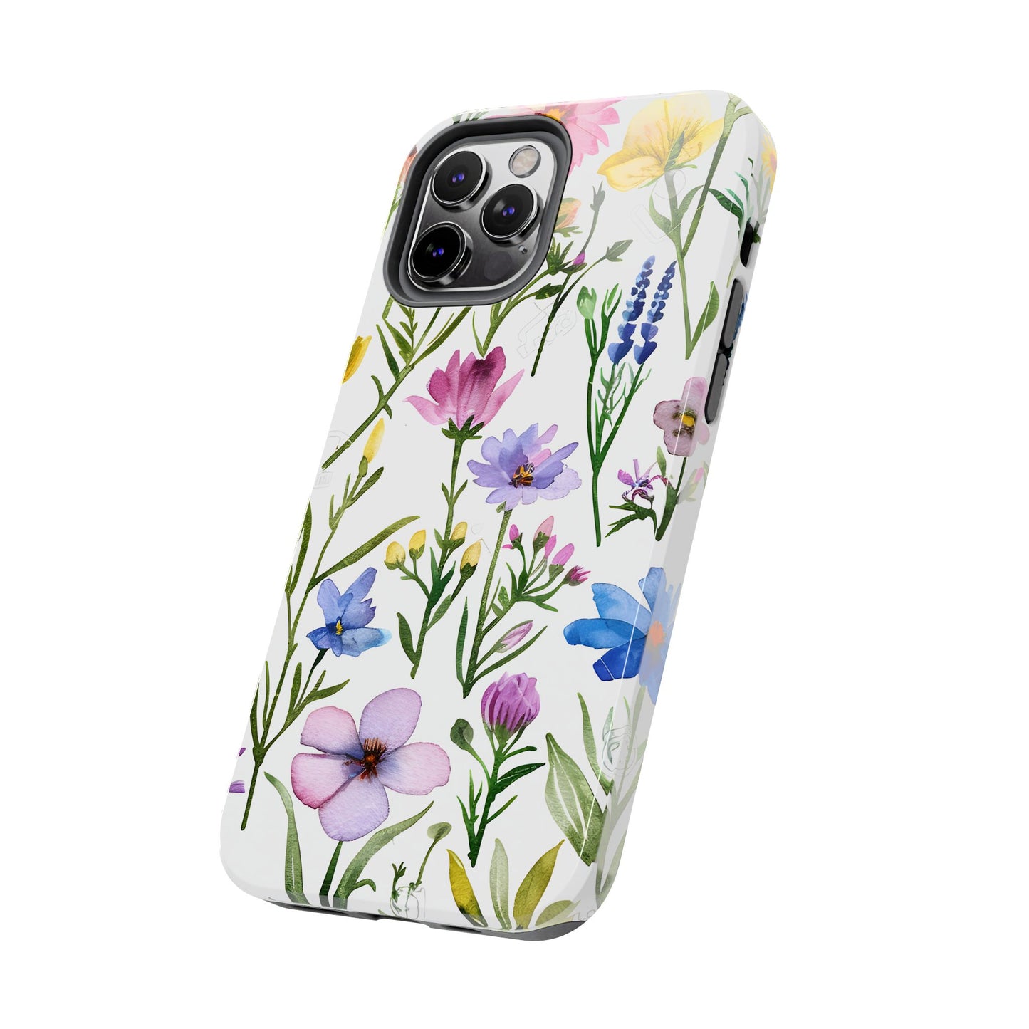 Floral Phone Case - Elegant Flower Print Cover for iPhone & Samsung, Botanical Phone Cover