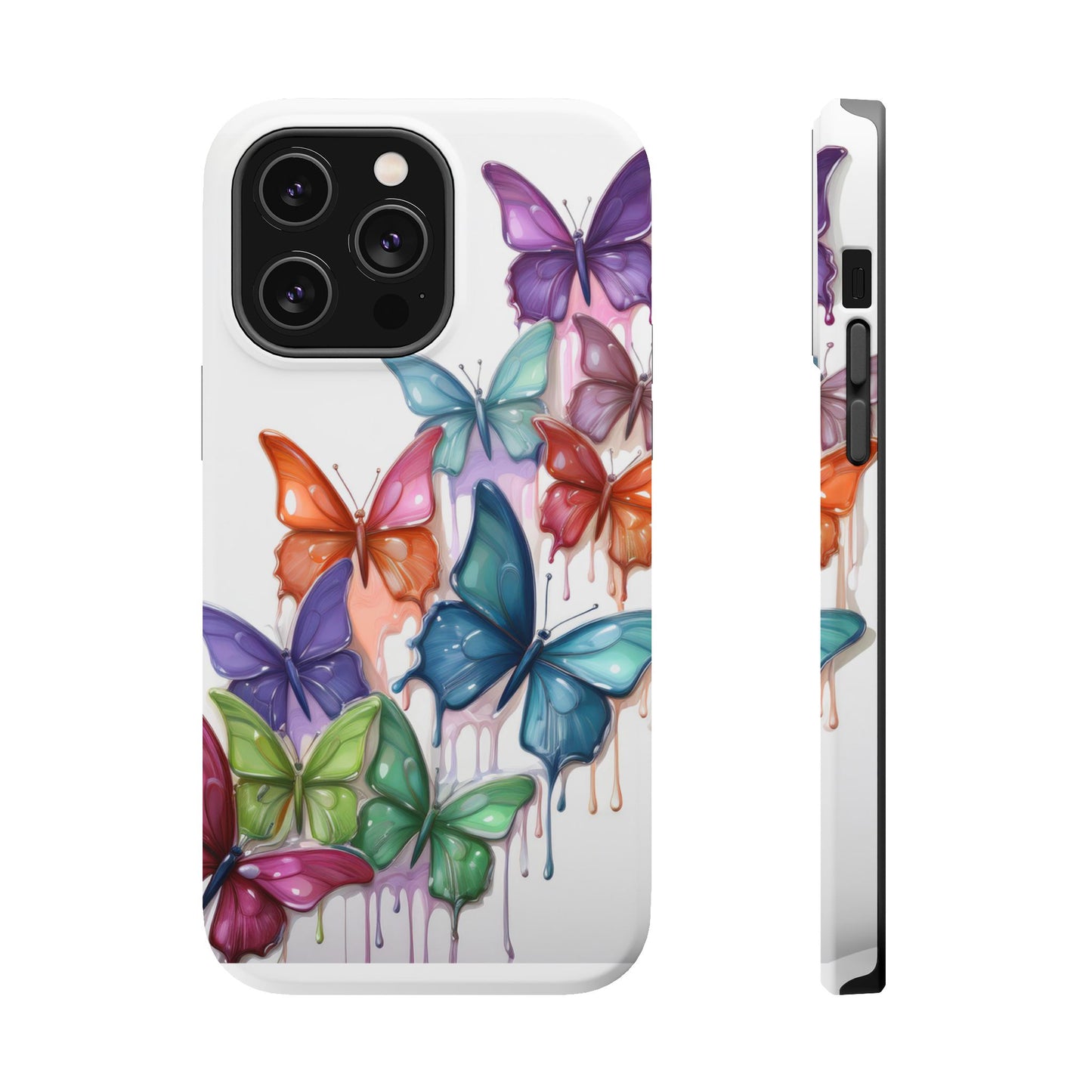 MagSafe Butterflies Phone Case, Top Trending iPhone Phone Case, Vibrant Phone Case
