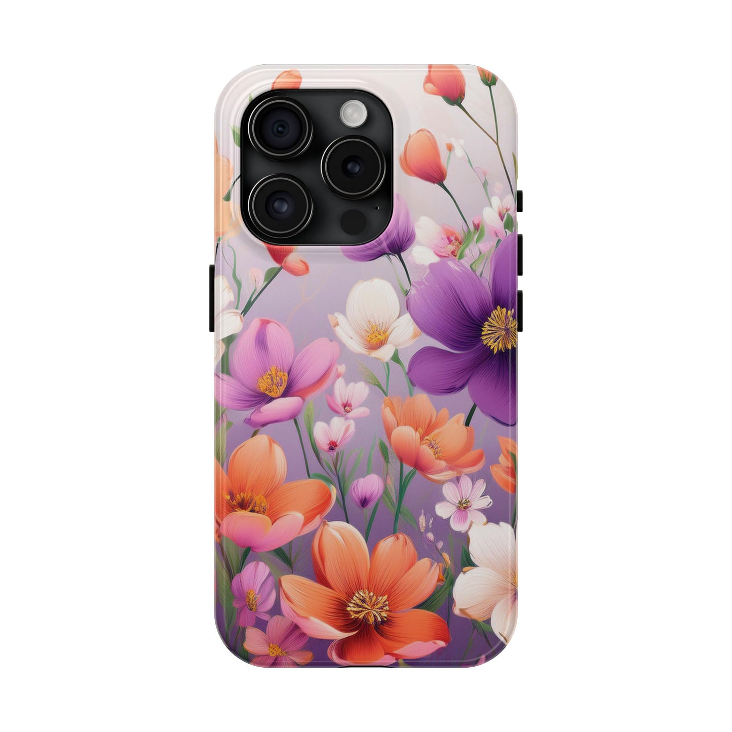 Floral Phone Case - Flower Print Cover for iPhone & Samsung, Flower Print