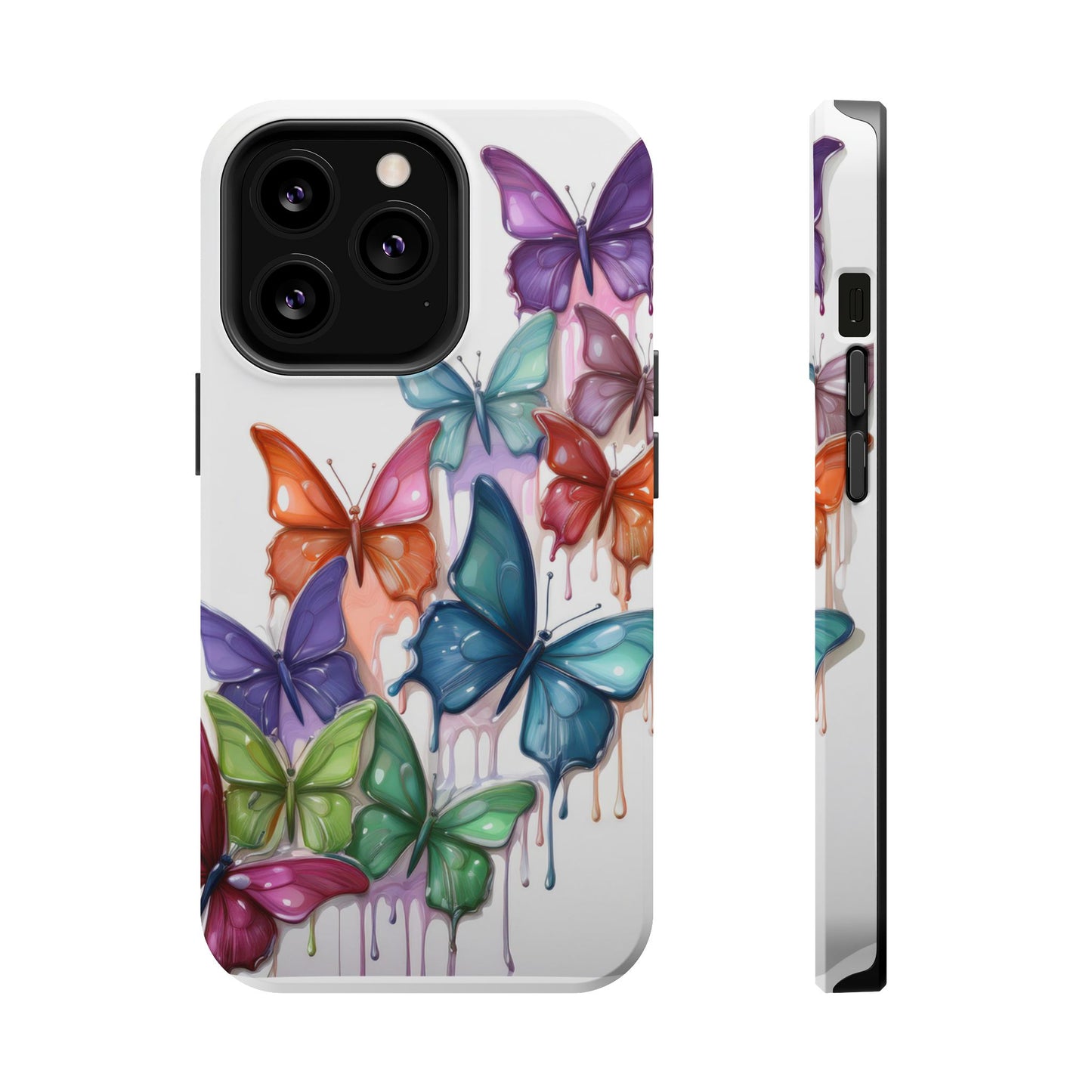 MagSafe Butterflies Phone Case, Top Trending iPhone Phone Case, Vibrant Phone Case