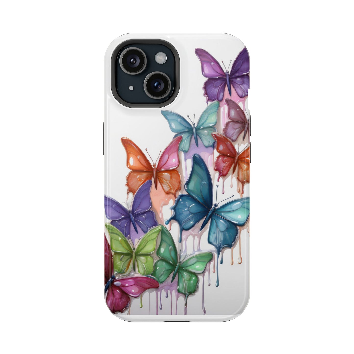 MagSafe Butterflies Phone Case, Top Trending iPhone Phone Case, Vibrant Phone Case