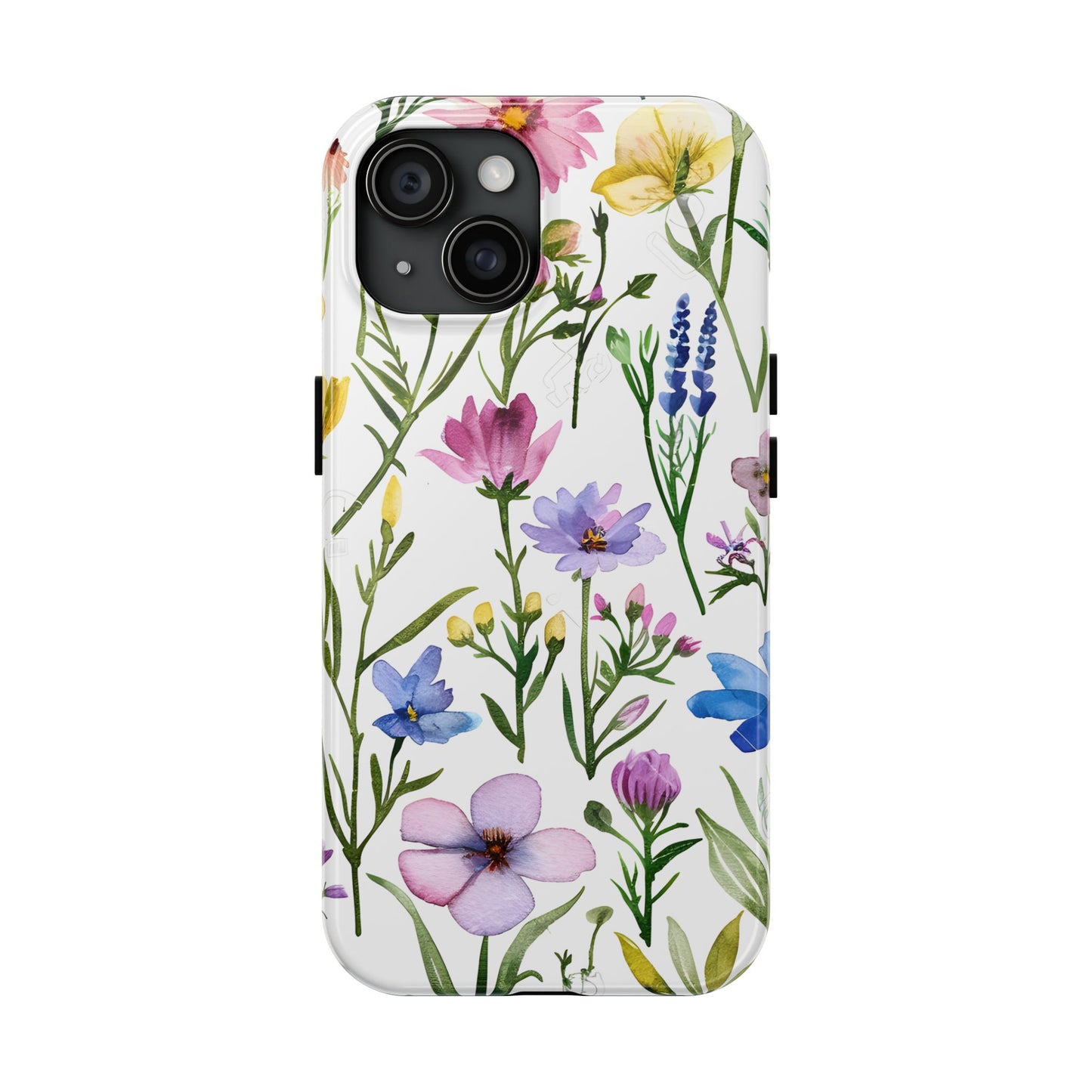 Floral Phone Case - Elegant Flower Print Cover for iPhone & Samsung, Botanical Phone Cover