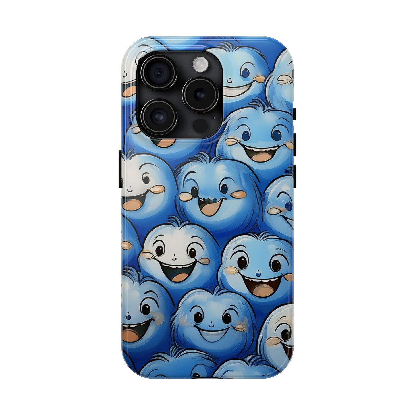 Funny Smiley Face Tough Phone Case, iPhone Samsung Phone Cover