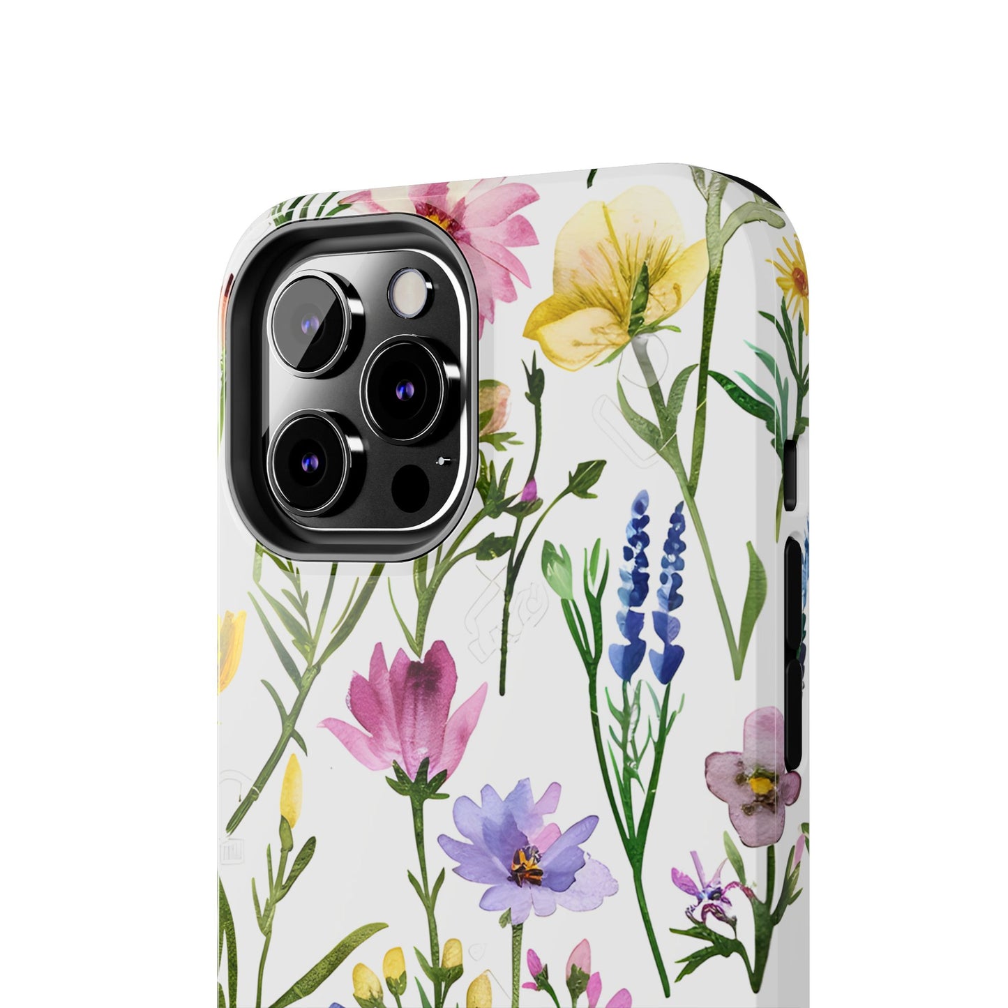 Floral Phone Case - Elegant Flower Print Cover for iPhone & Samsung, Botanical Phone Cover