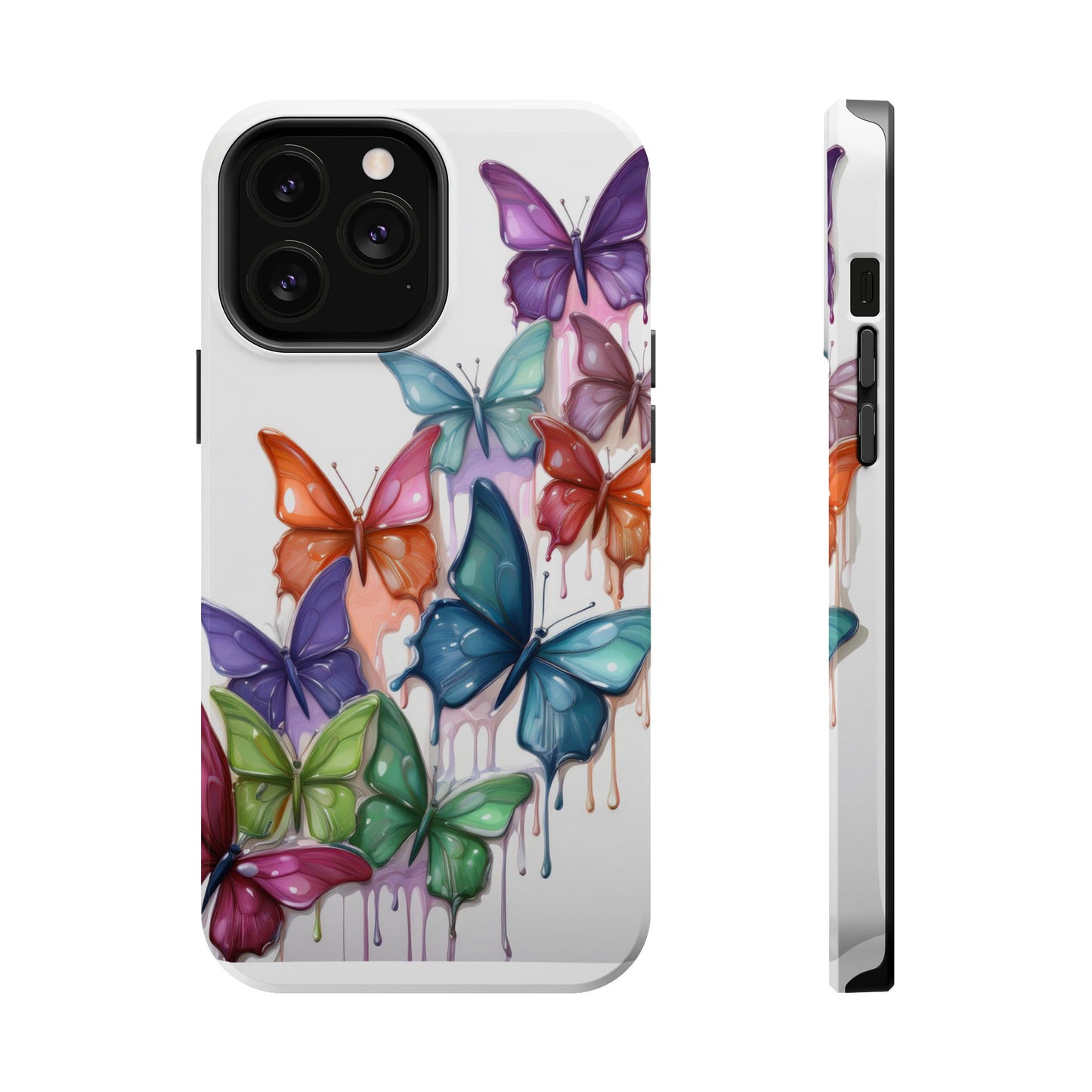MagSafe Butterflies Phone Case, Top Trending iPhone Phone Case, Vibrant Phone Case