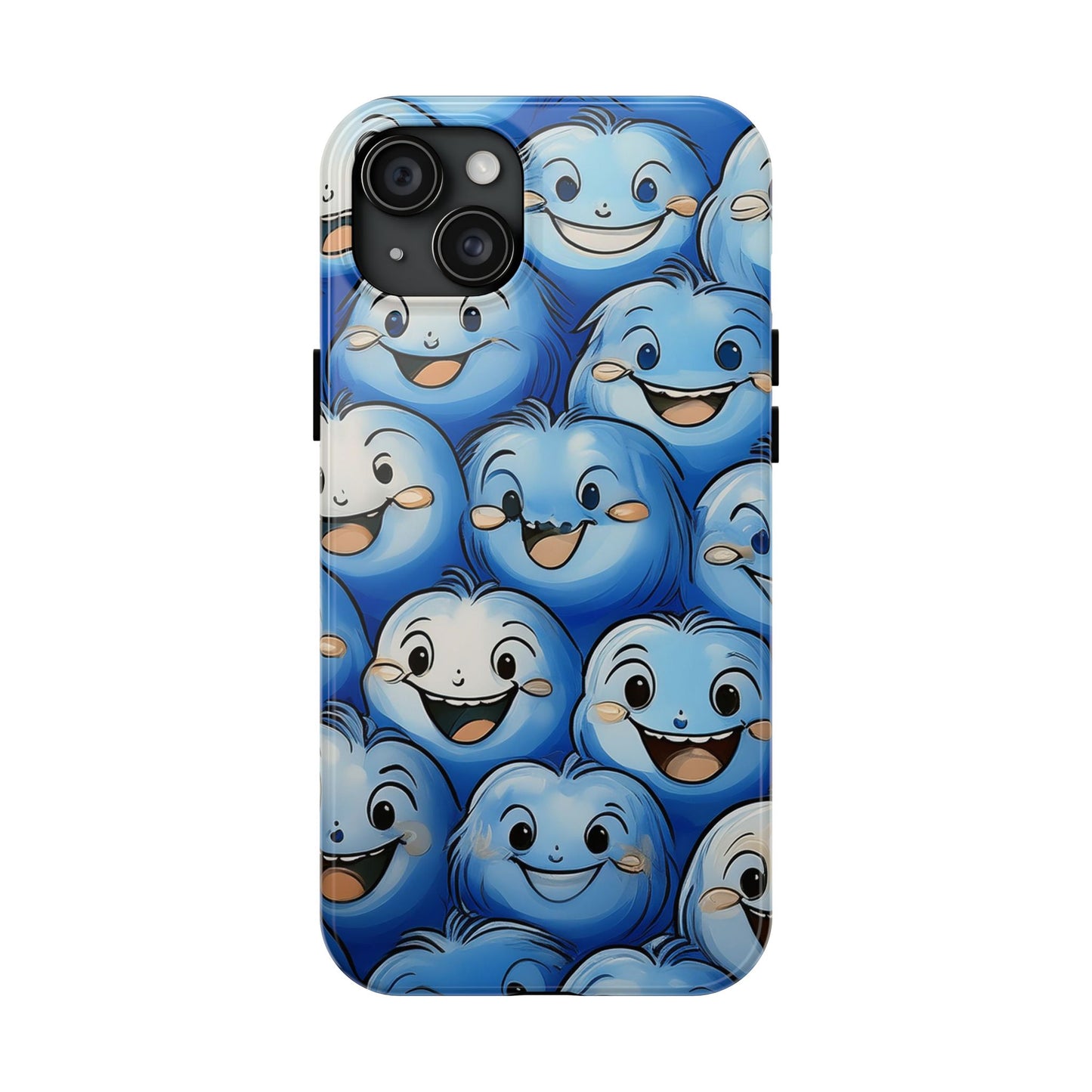 Funny Smiley Face Tough Phone Case, iPhone Samsung Phone Cover