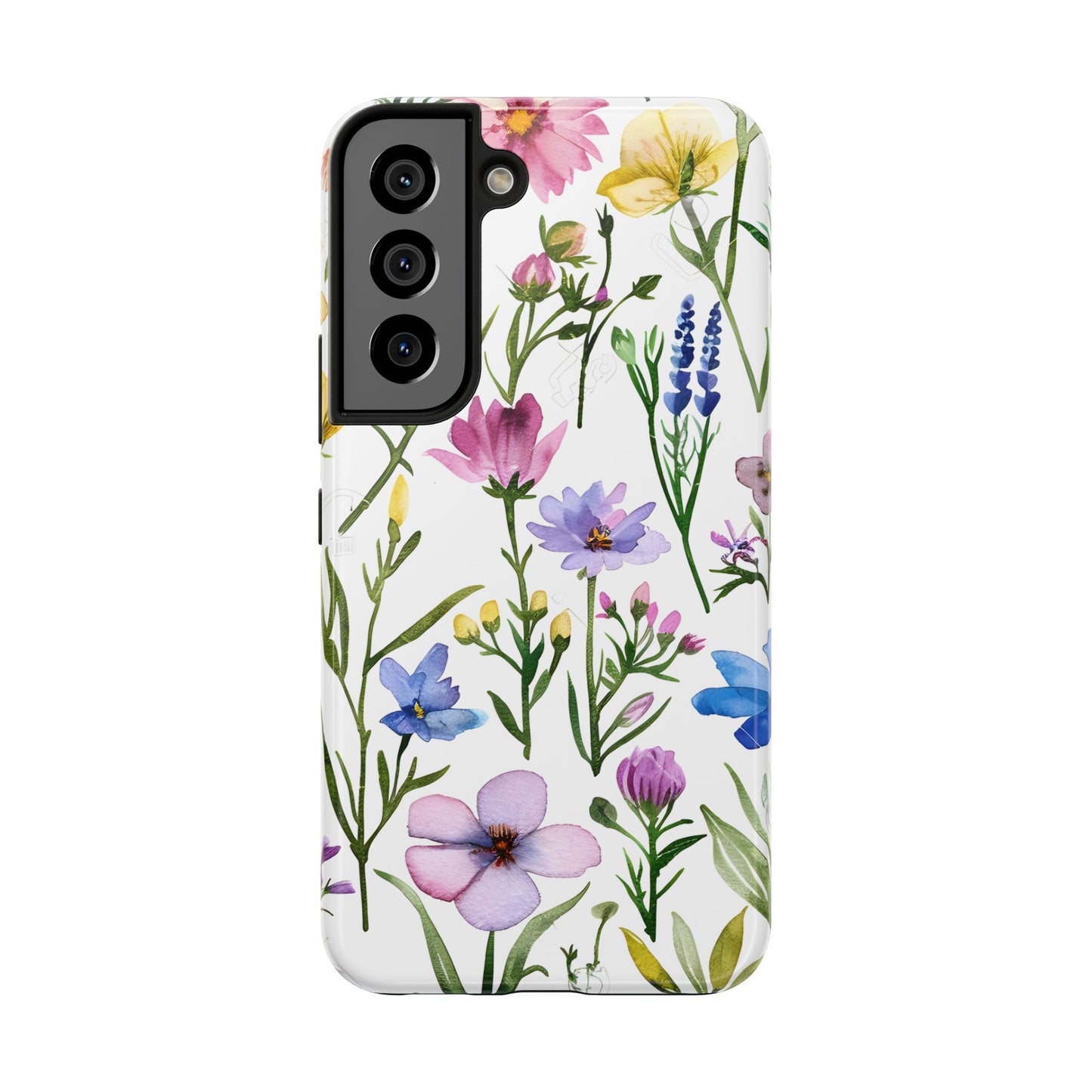 Floral Phone Case - Elegant Flower Print Cover for iPhone & Samsung, Botanical Phone Cover