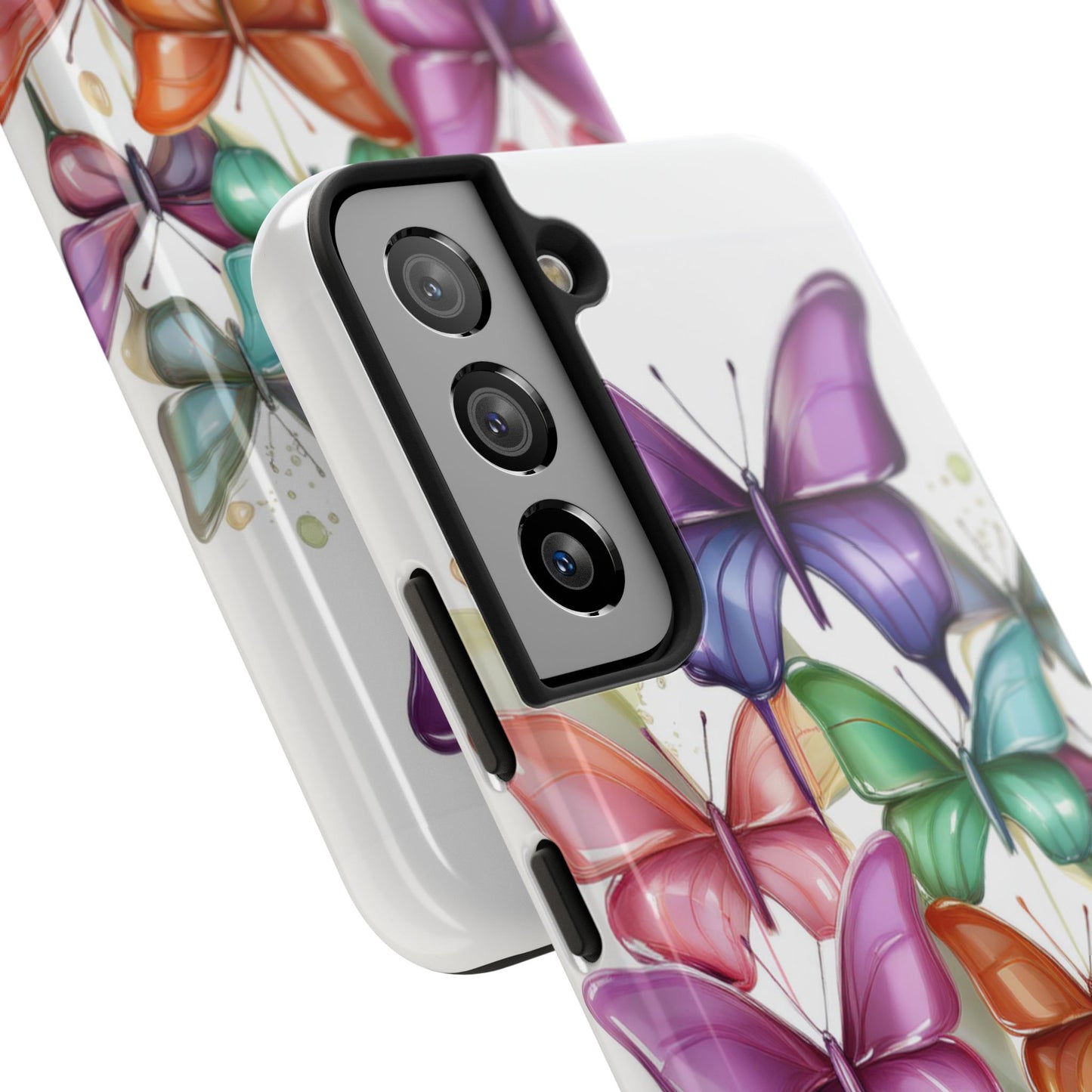 Multi-Colored Butterflies Cell Phone Case, Butterfly iPhone Case, Samsung Phone Case