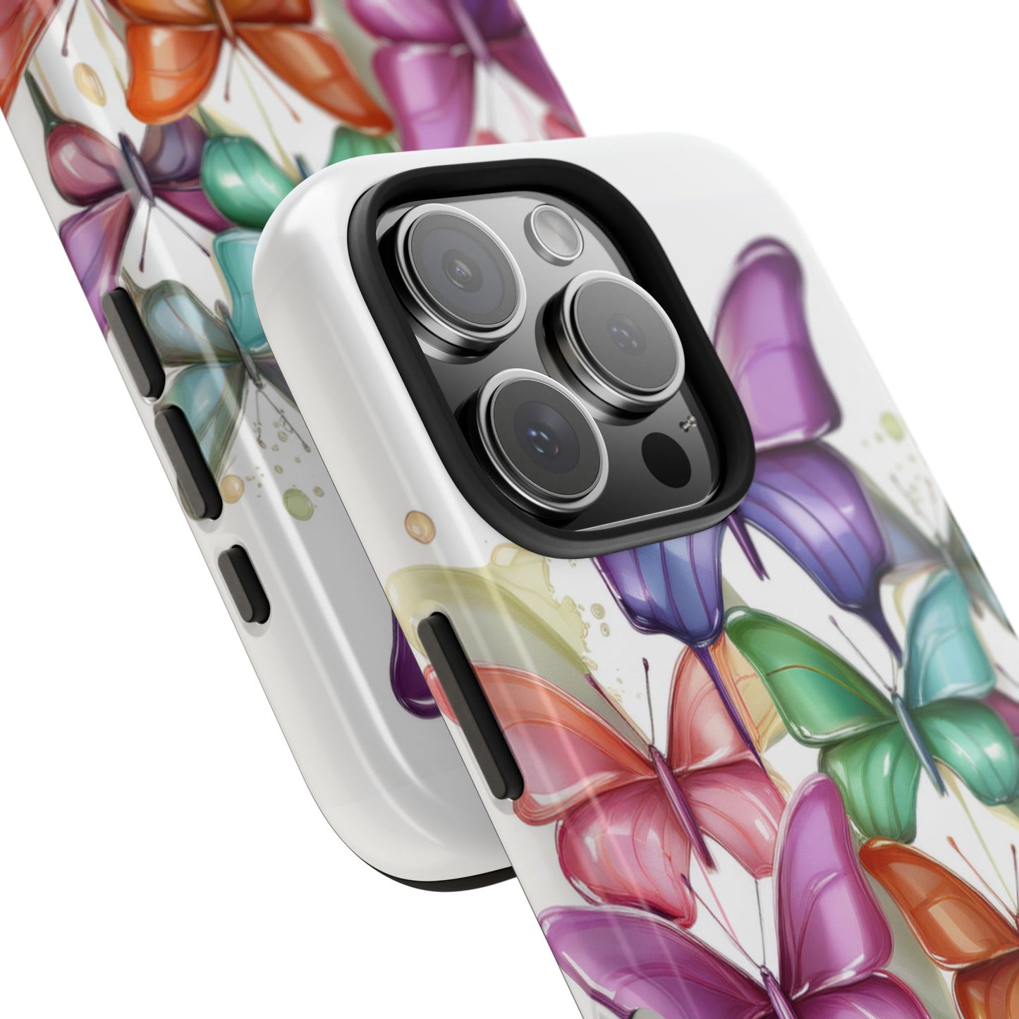 Multi-Colored Butterflies Cell Phone Case, Butterfly iPhone Case, Samsung Phone Case