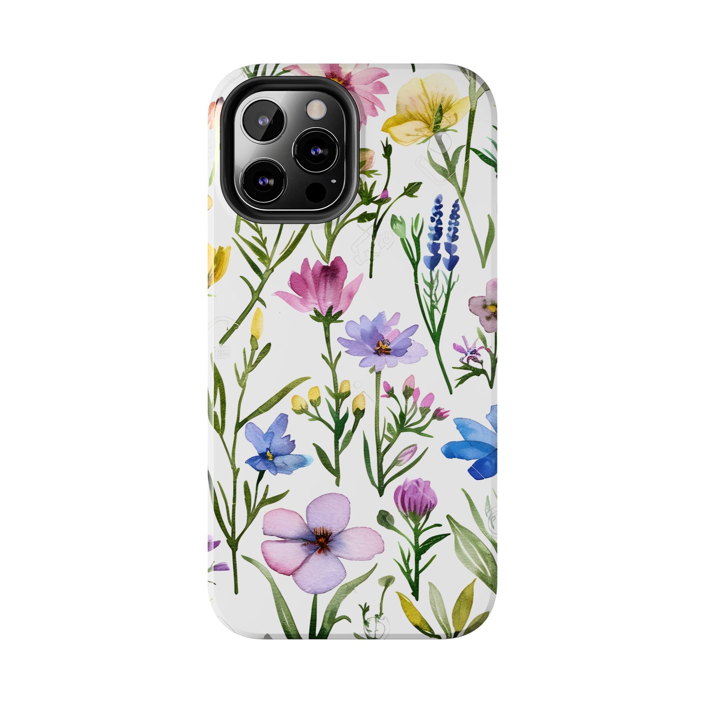 Floral Phone Case - Elegant Flower Print Cover for iPhone & Samsung, Botanical Phone Cover
