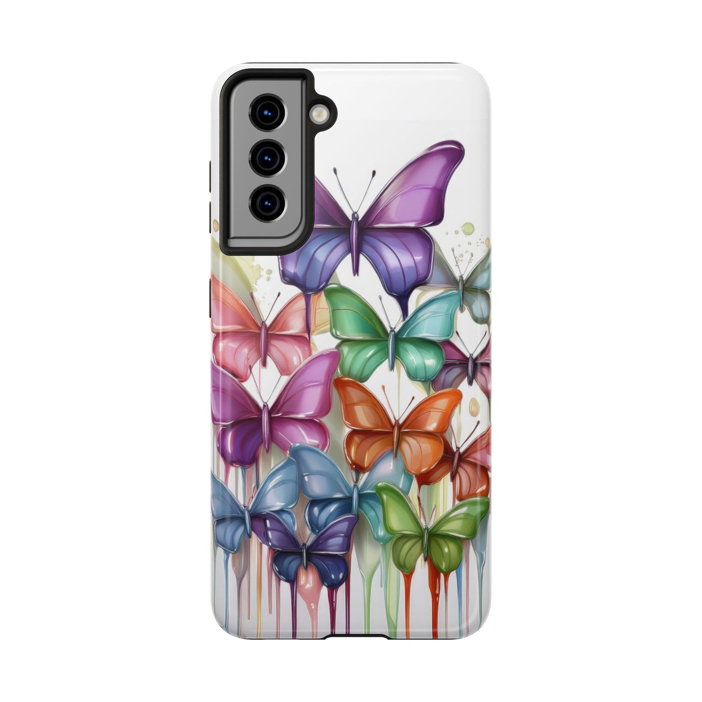 Multi-Colored Butterflies Cell Phone Case, Butterfly iPhone Case, Samsung Phone Case