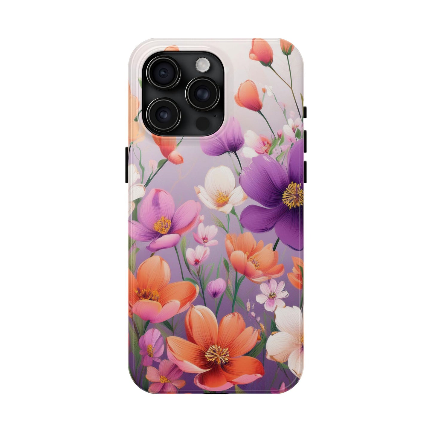 Floral Phone Case - Flower Print Cover for iPhone & Samsung, Flower Print