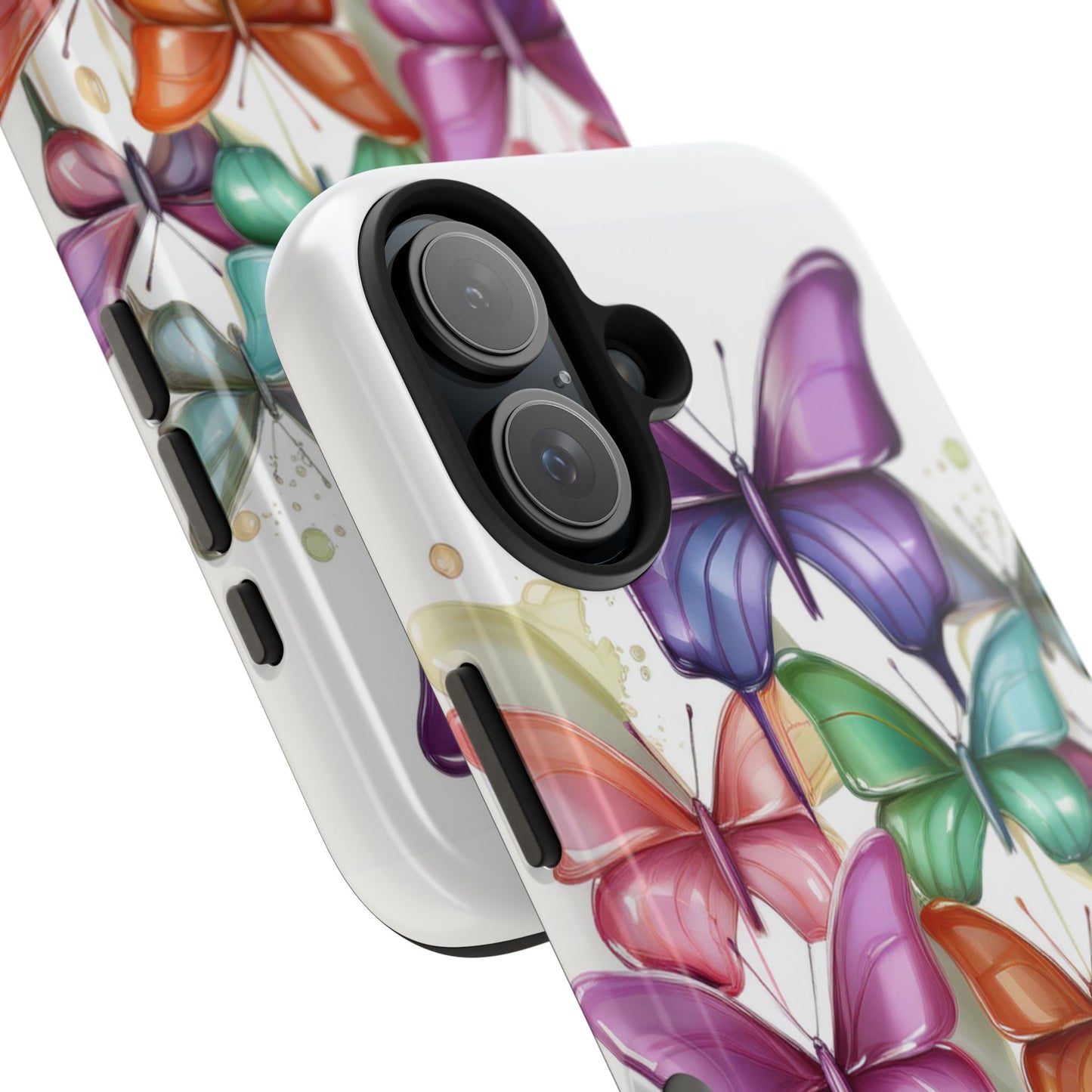 Multi-Colored Butterflies Cell Phone Case, Butterfly iPhone Case, Samsung Phone Case