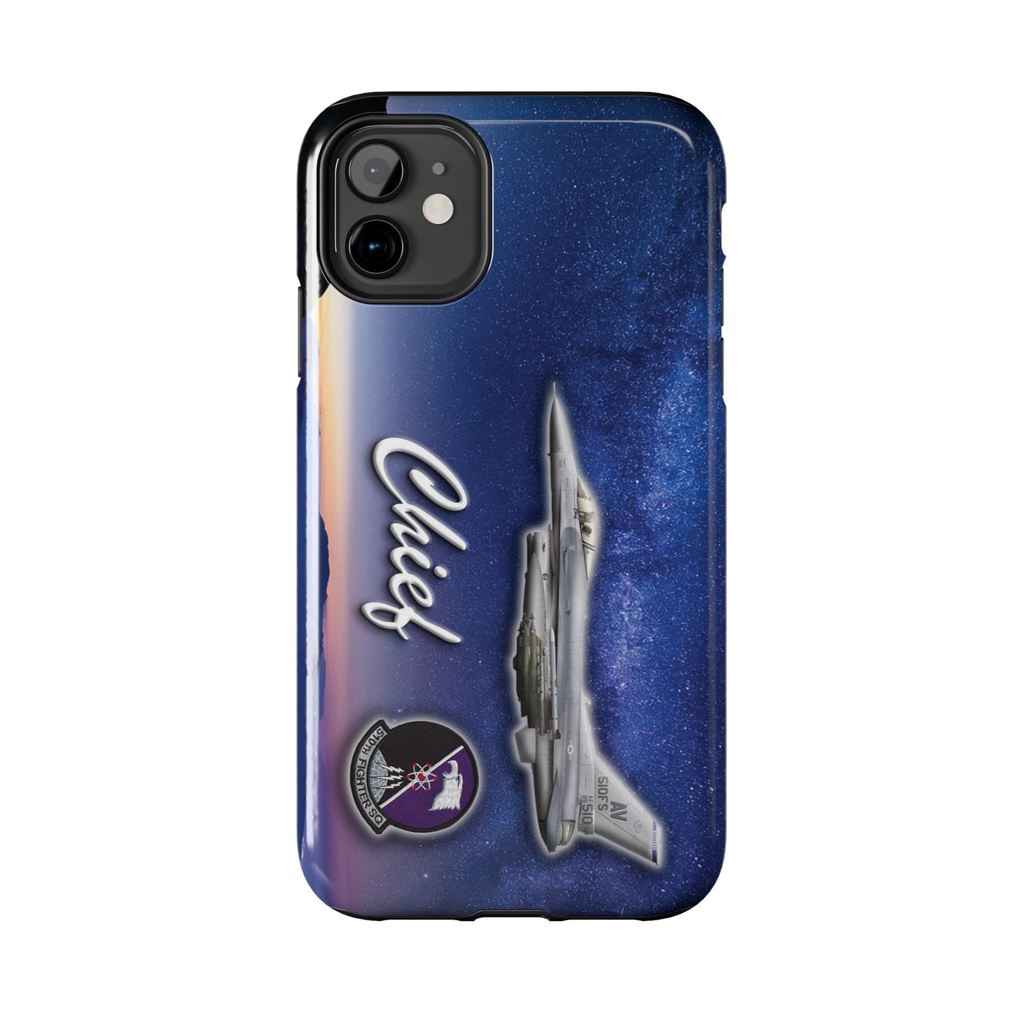 Air Force Squadron 510 Personalized iPhone Cell Phone Case, F16 Phone Case, Air Force 510th
