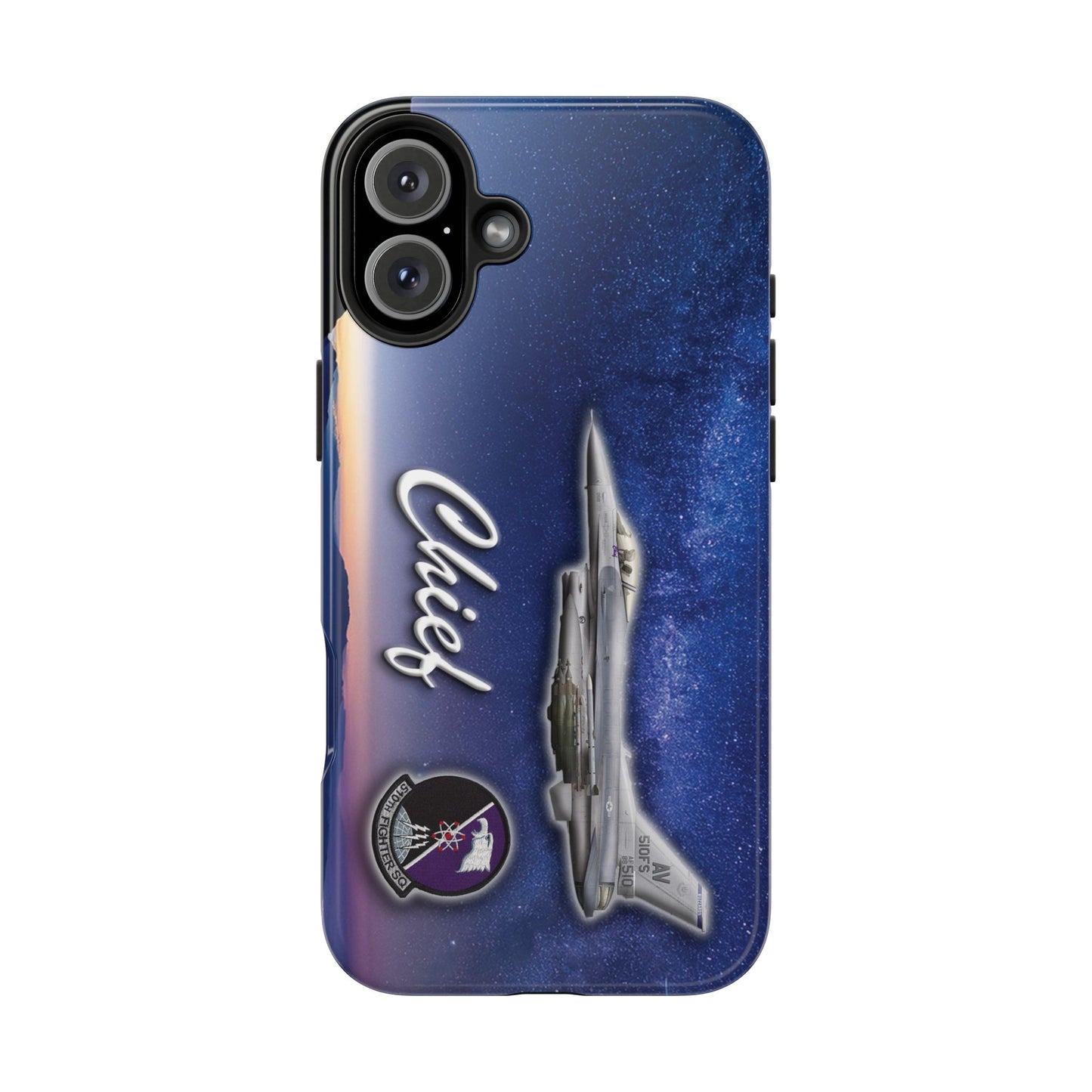Air Force Squadron 510 Personalized iPhone Cell Phone Case, F16 Phone Case, Air Force 510th